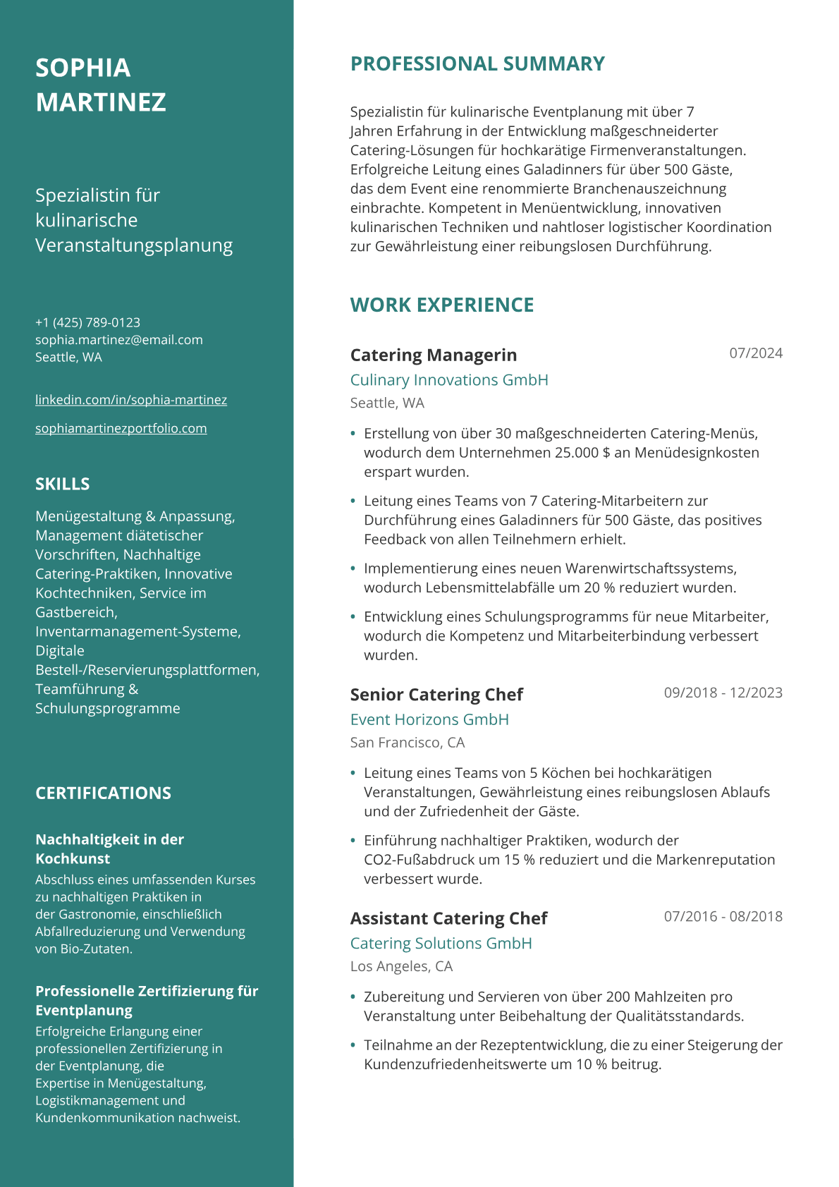 Catering-Managerin