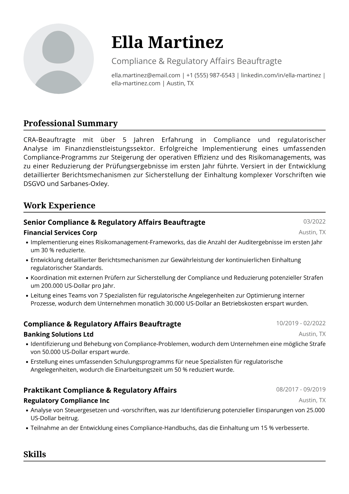 CRA-Beauftragte fuer Compliance