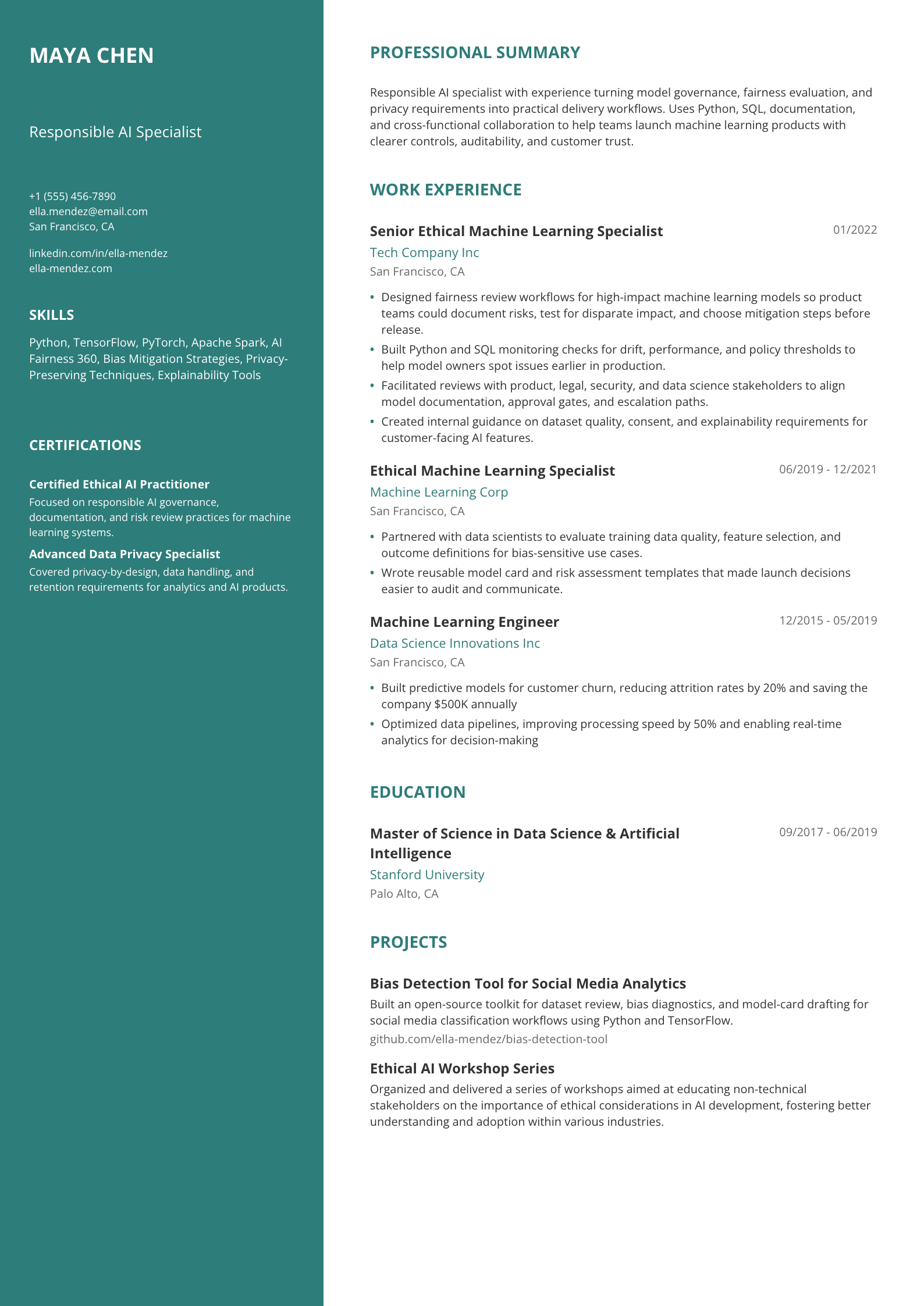 Responsible AI Specialist