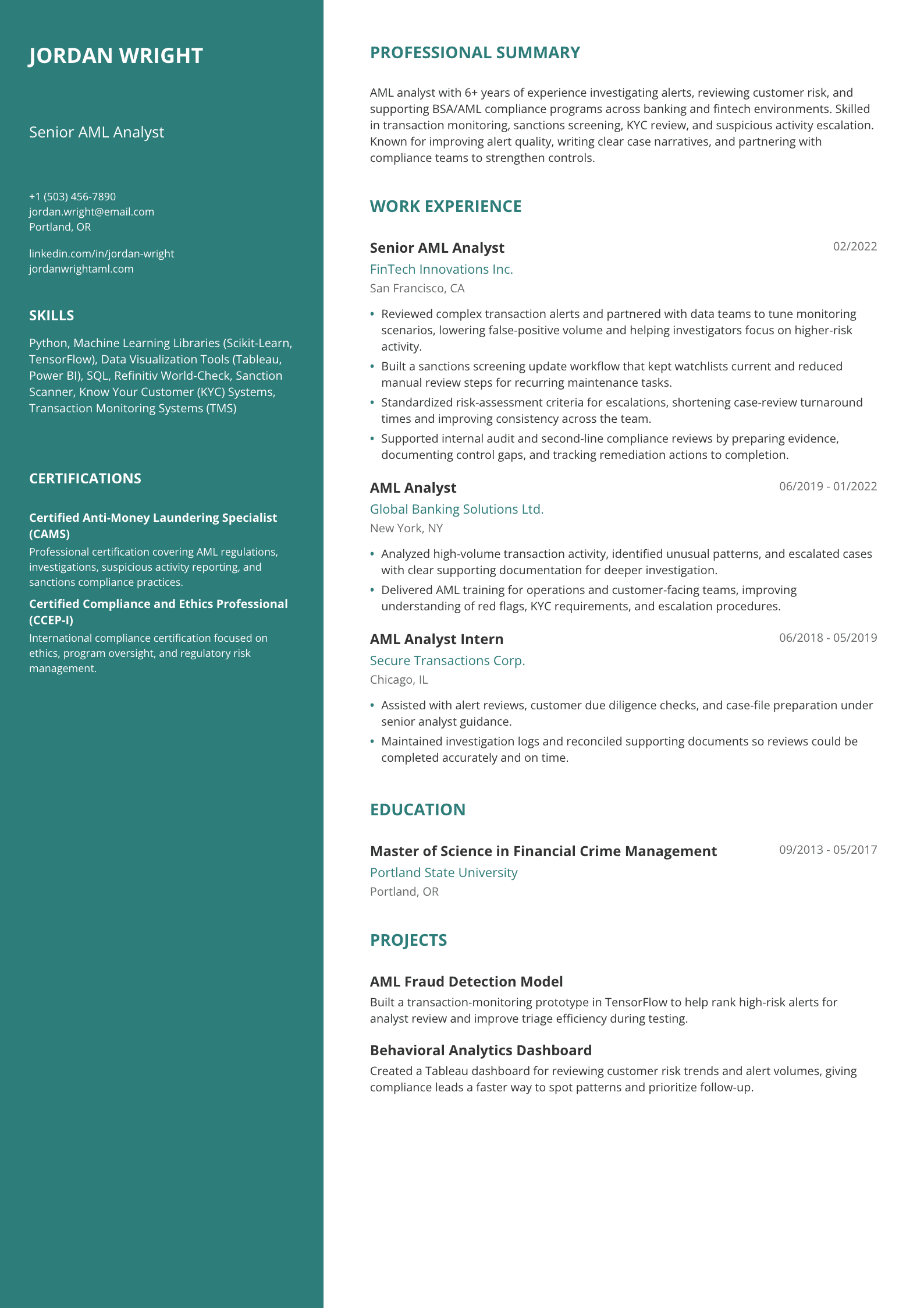 AML Analyst