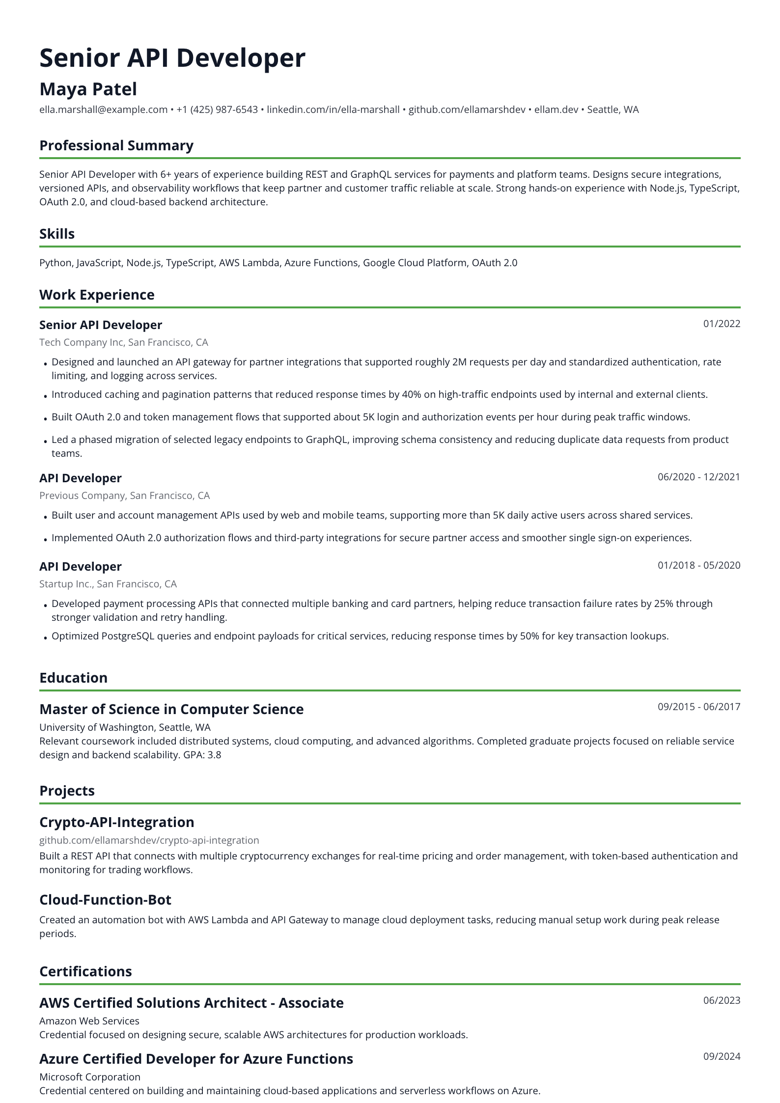 API Developer