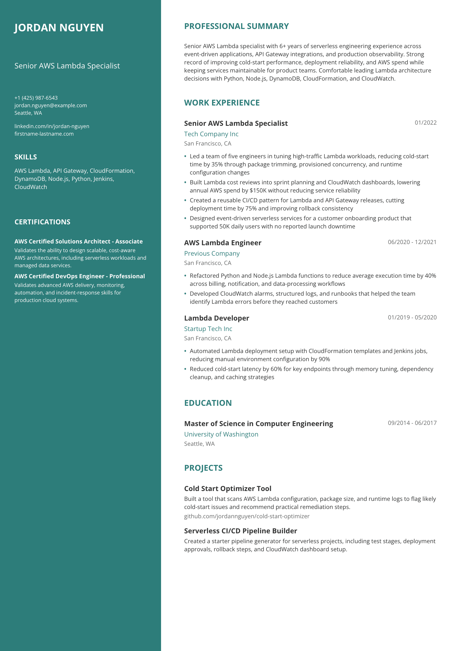 AWS Lambda Specialist