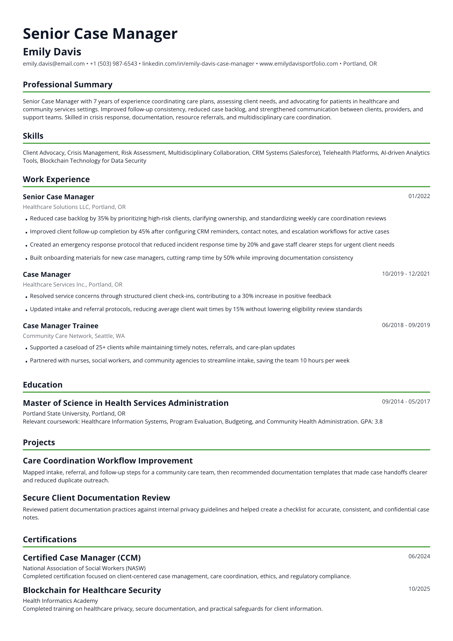 Case Manager