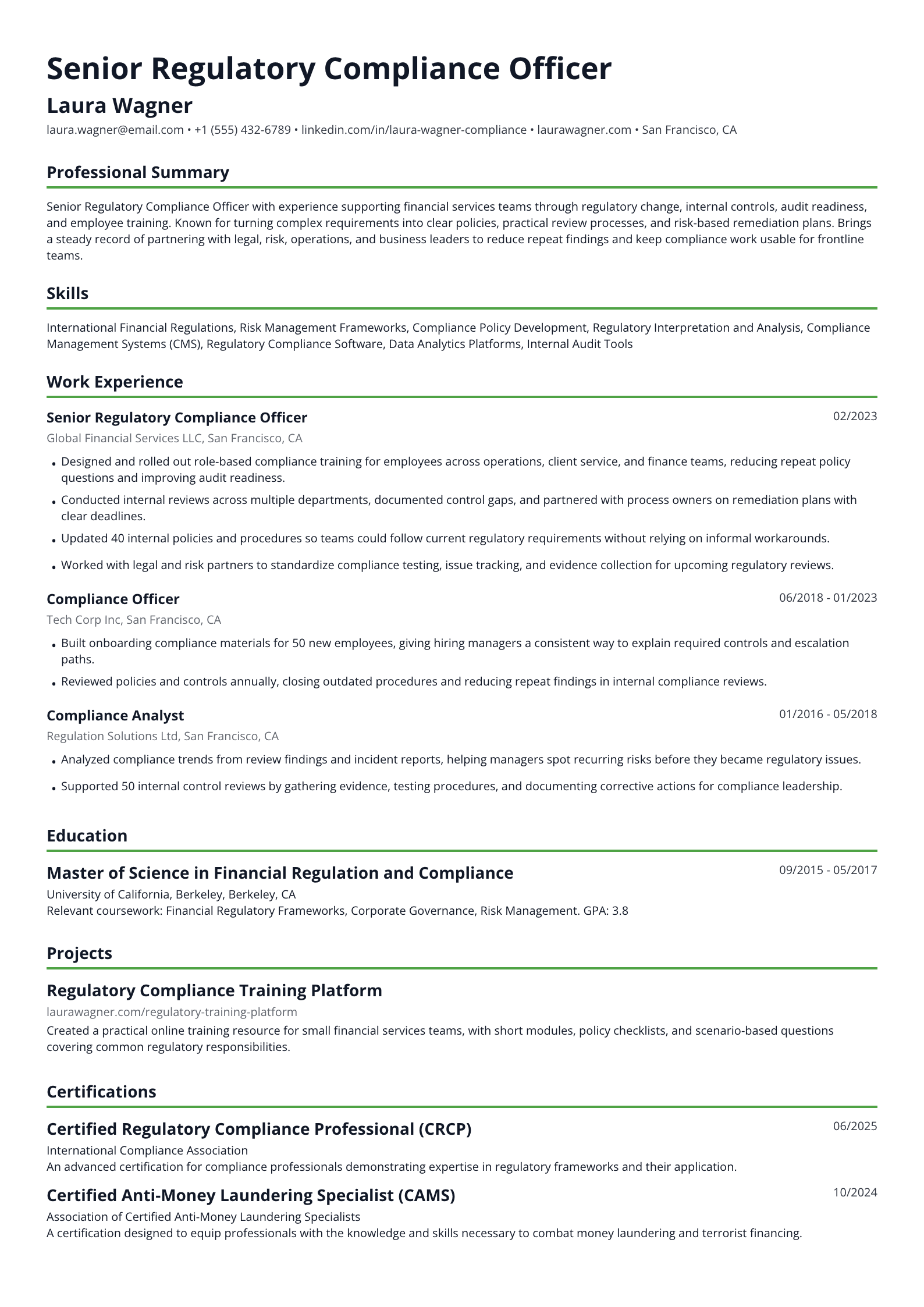 Compliance Officer