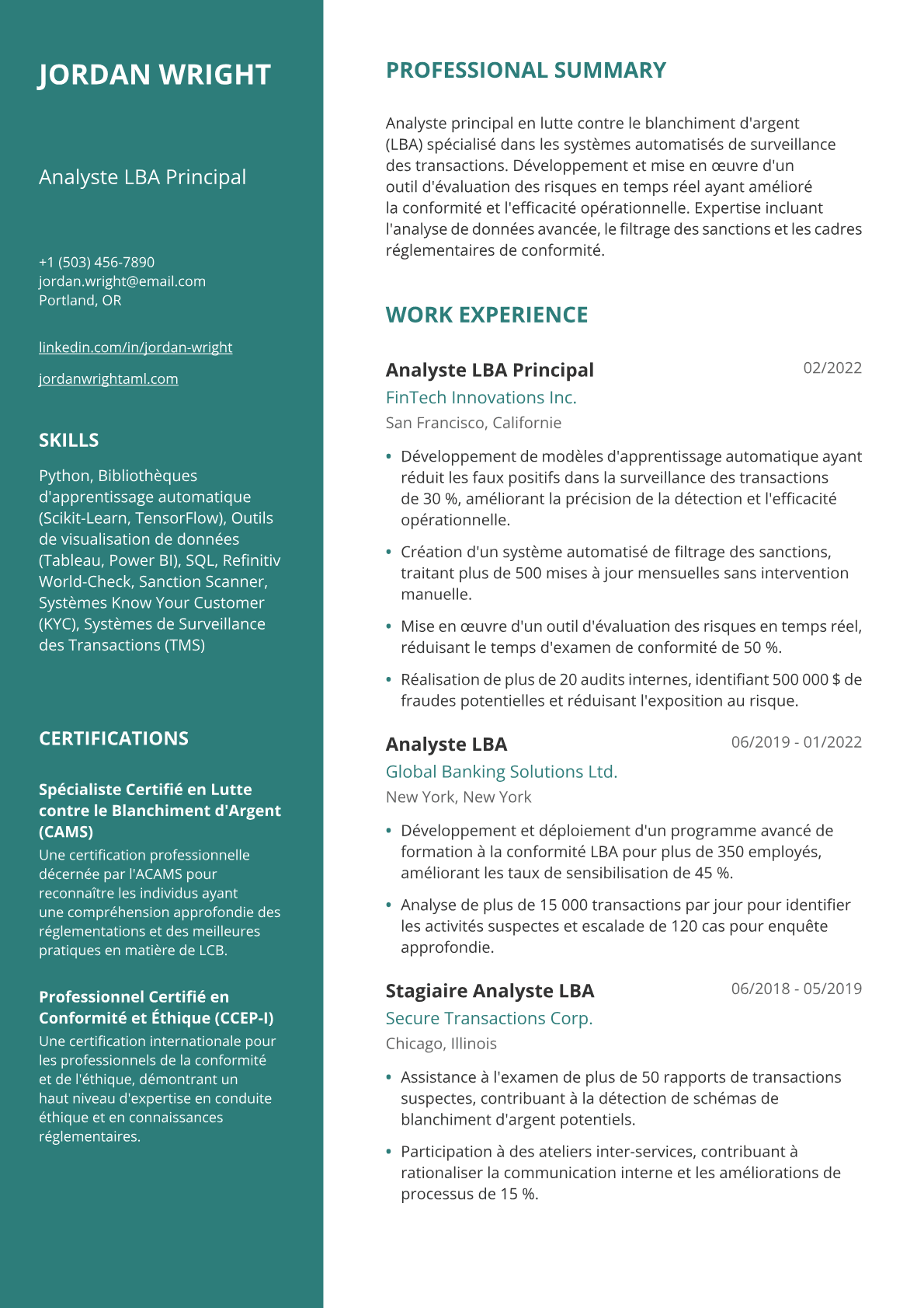 Analyste AML