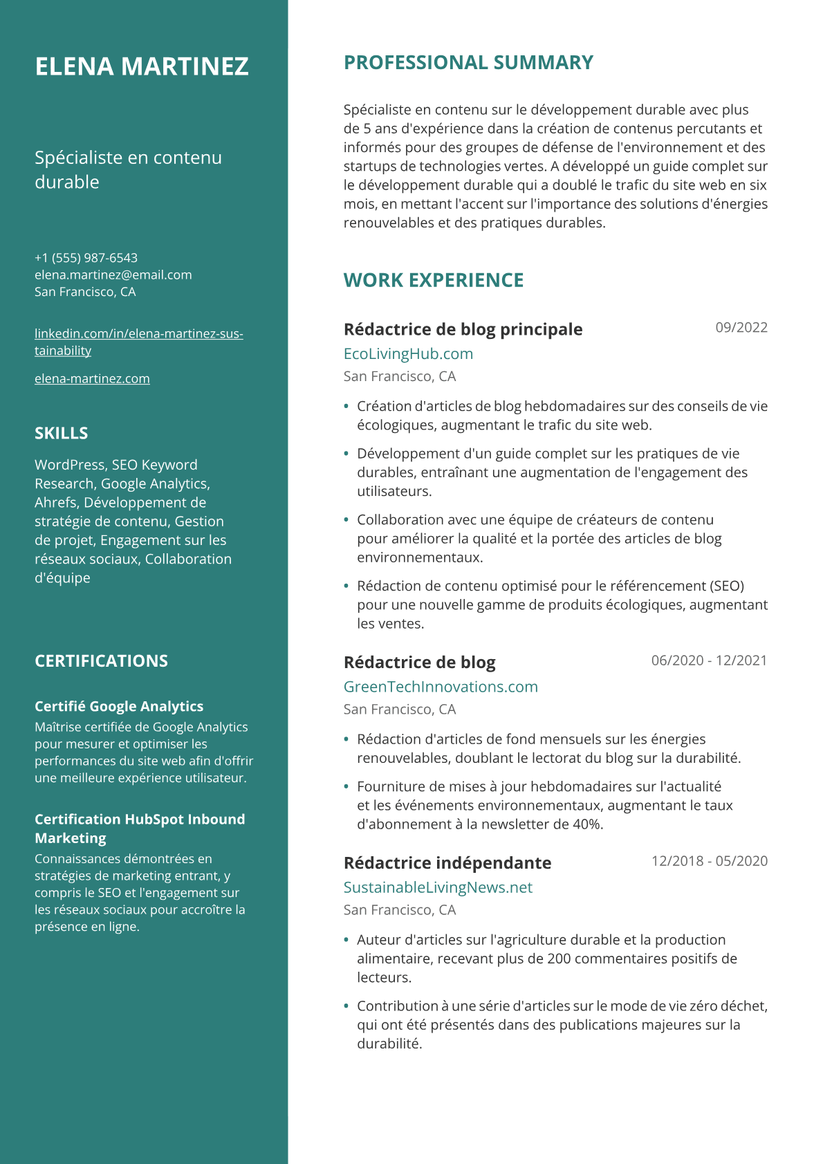 Rédactrice de blog