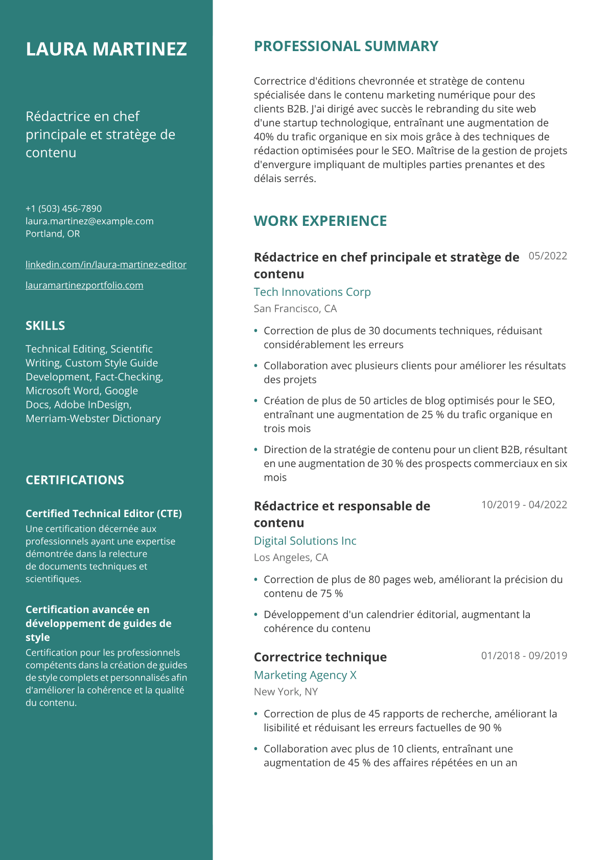 Correctrice d’édition