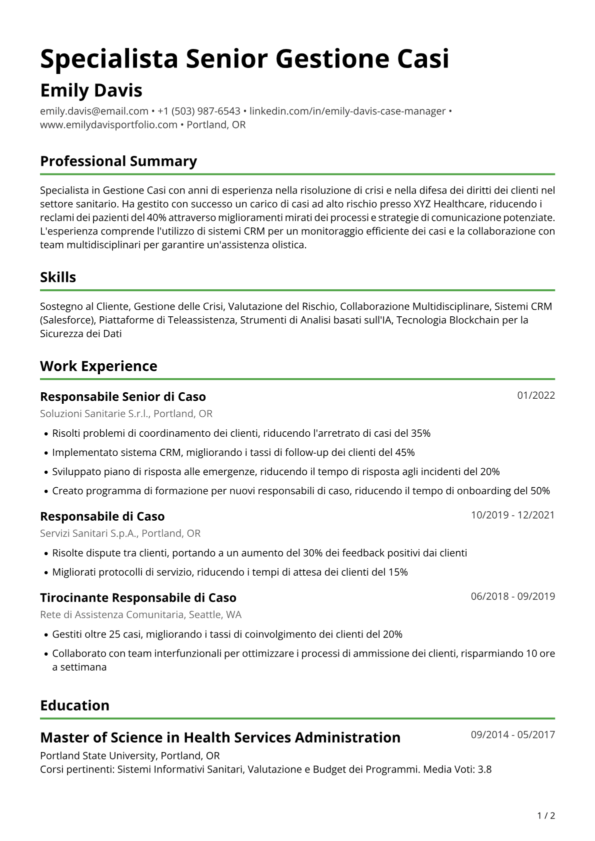 Case manager