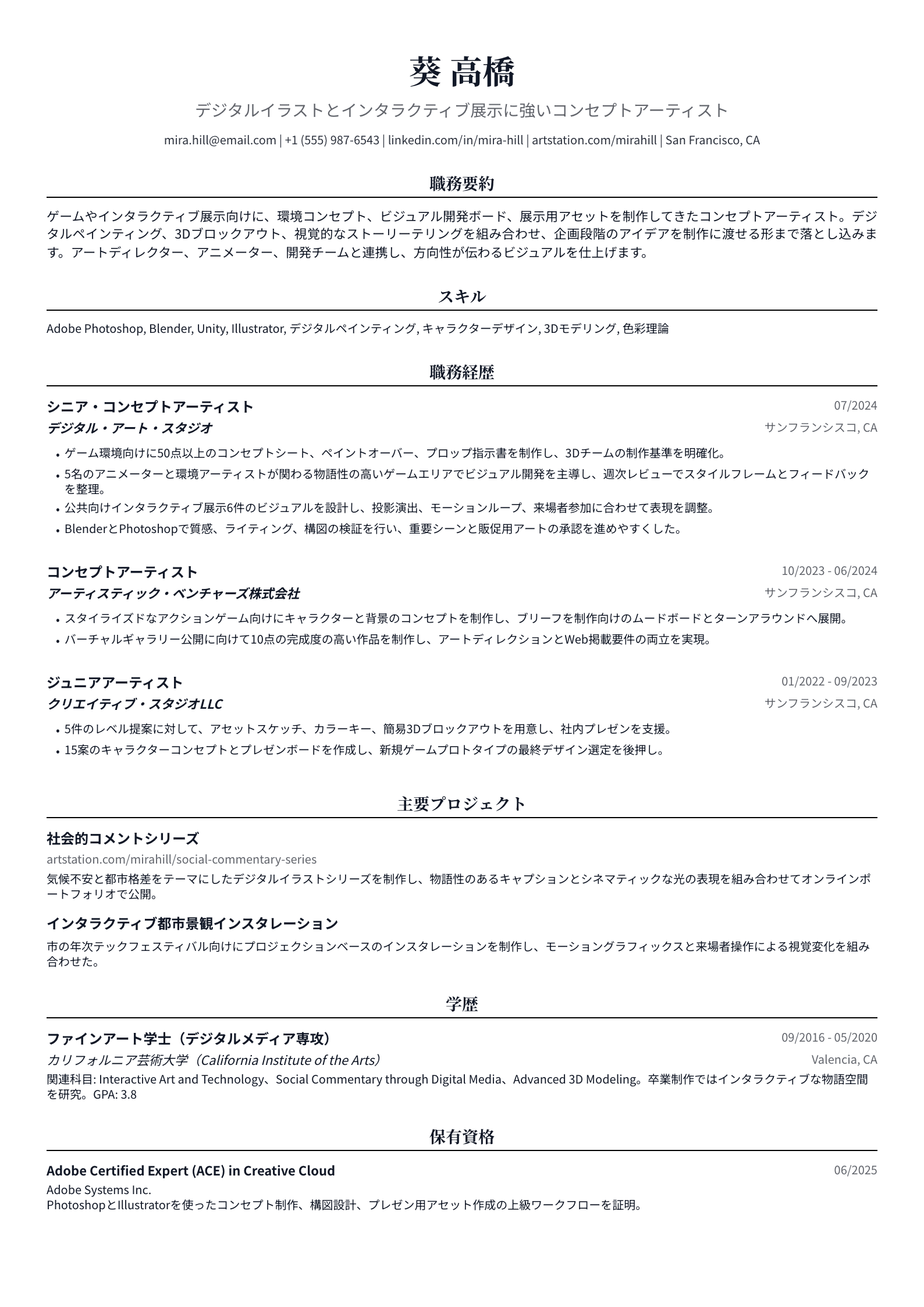 アーティスト