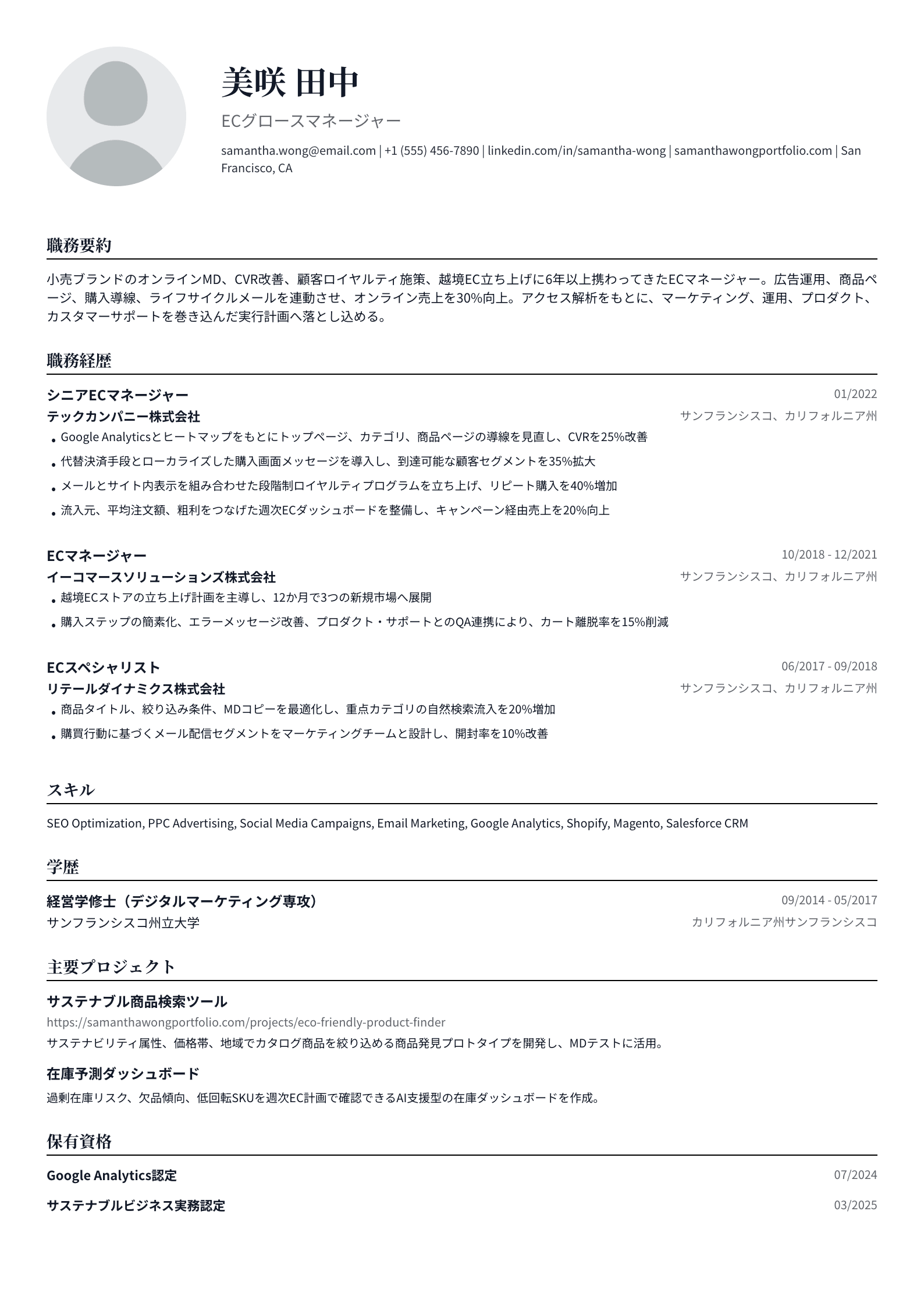 ECマネージャー