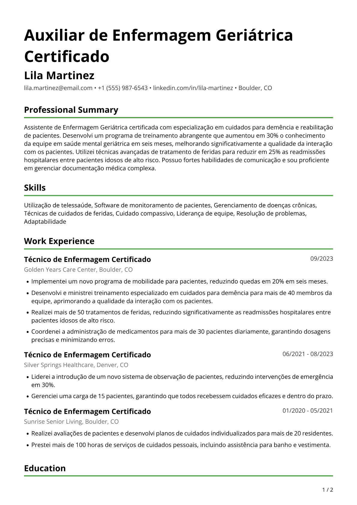 Técnica de enfermagem auxiliar