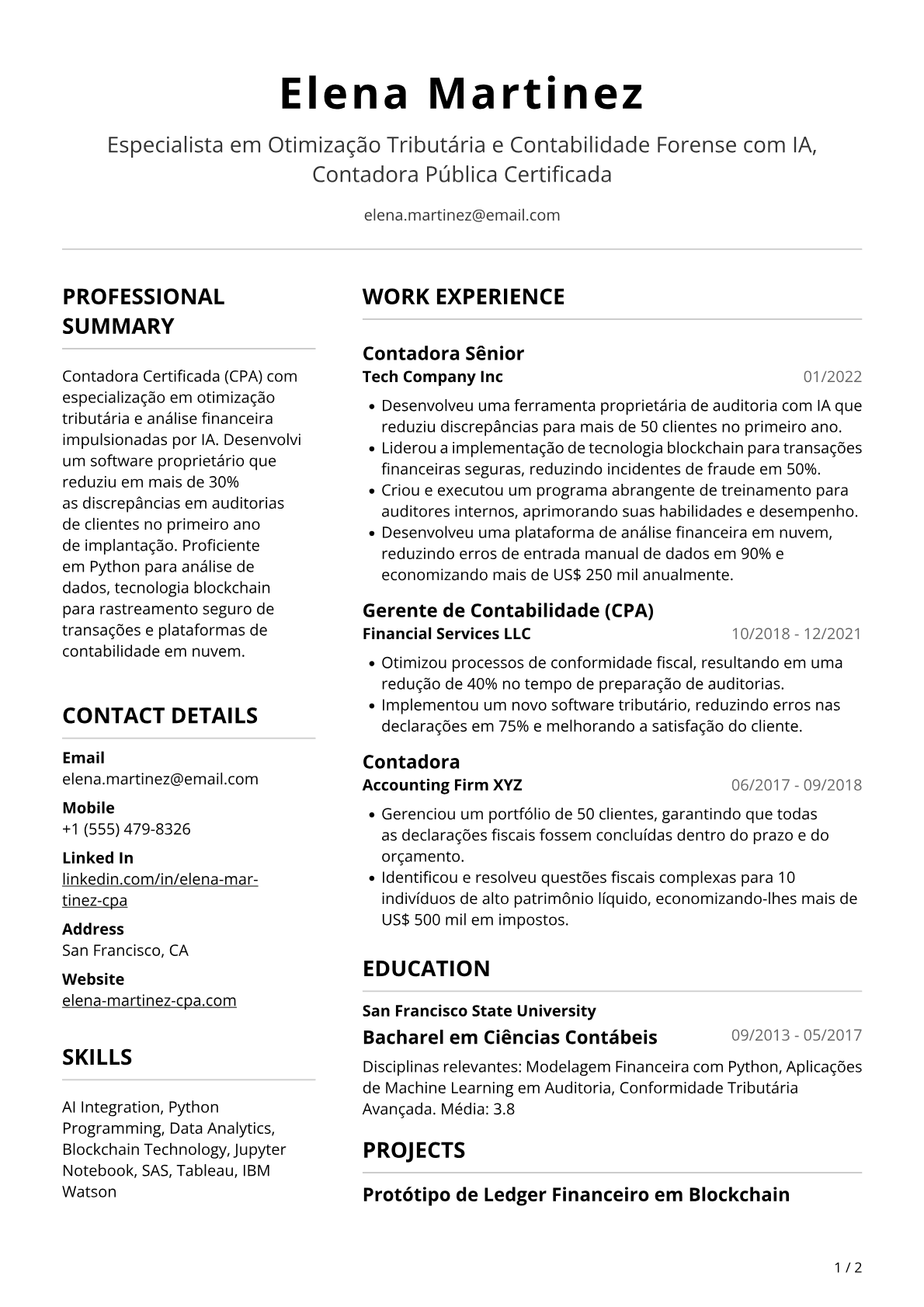 Contadora Certificada