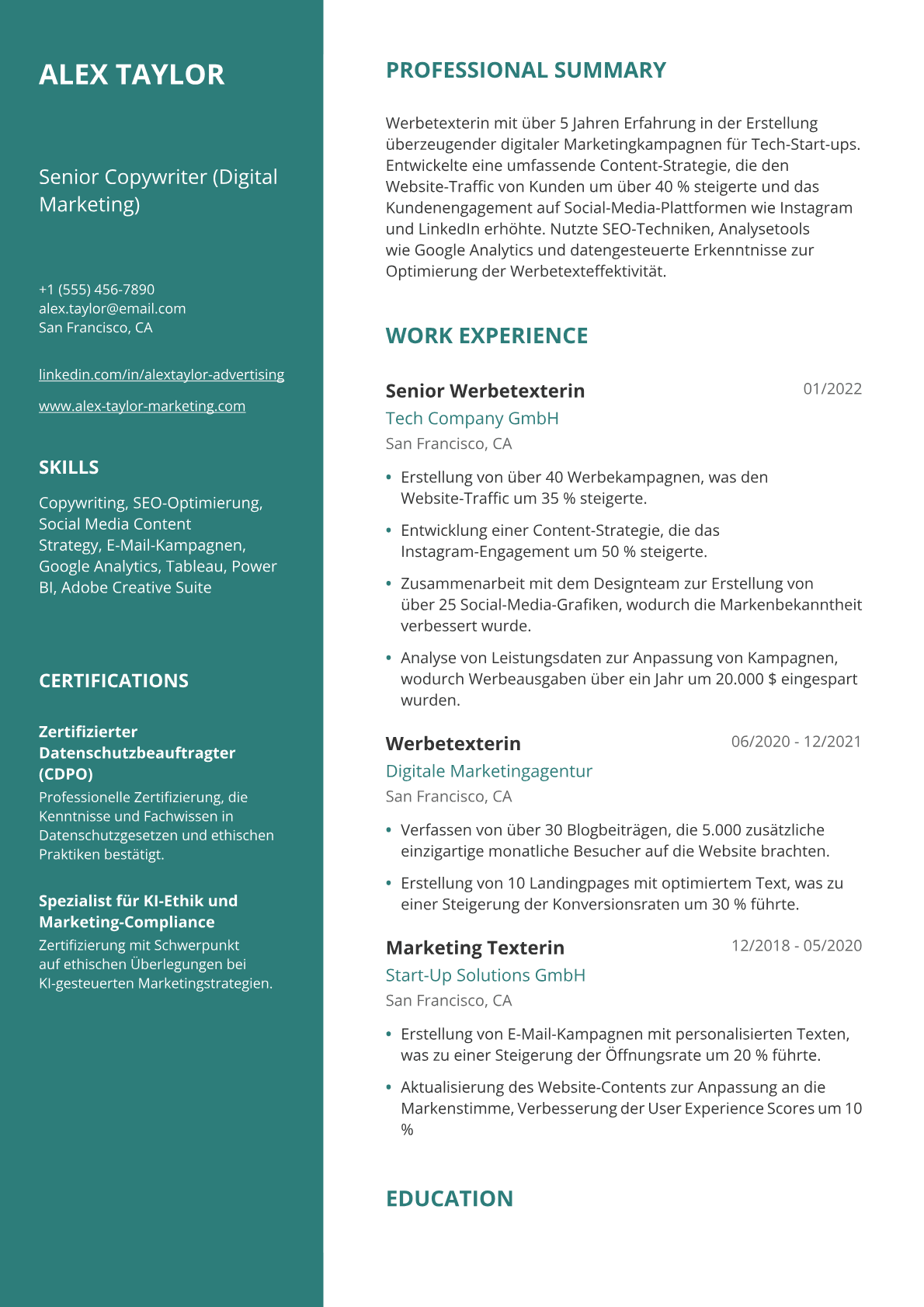 Werbetexterin