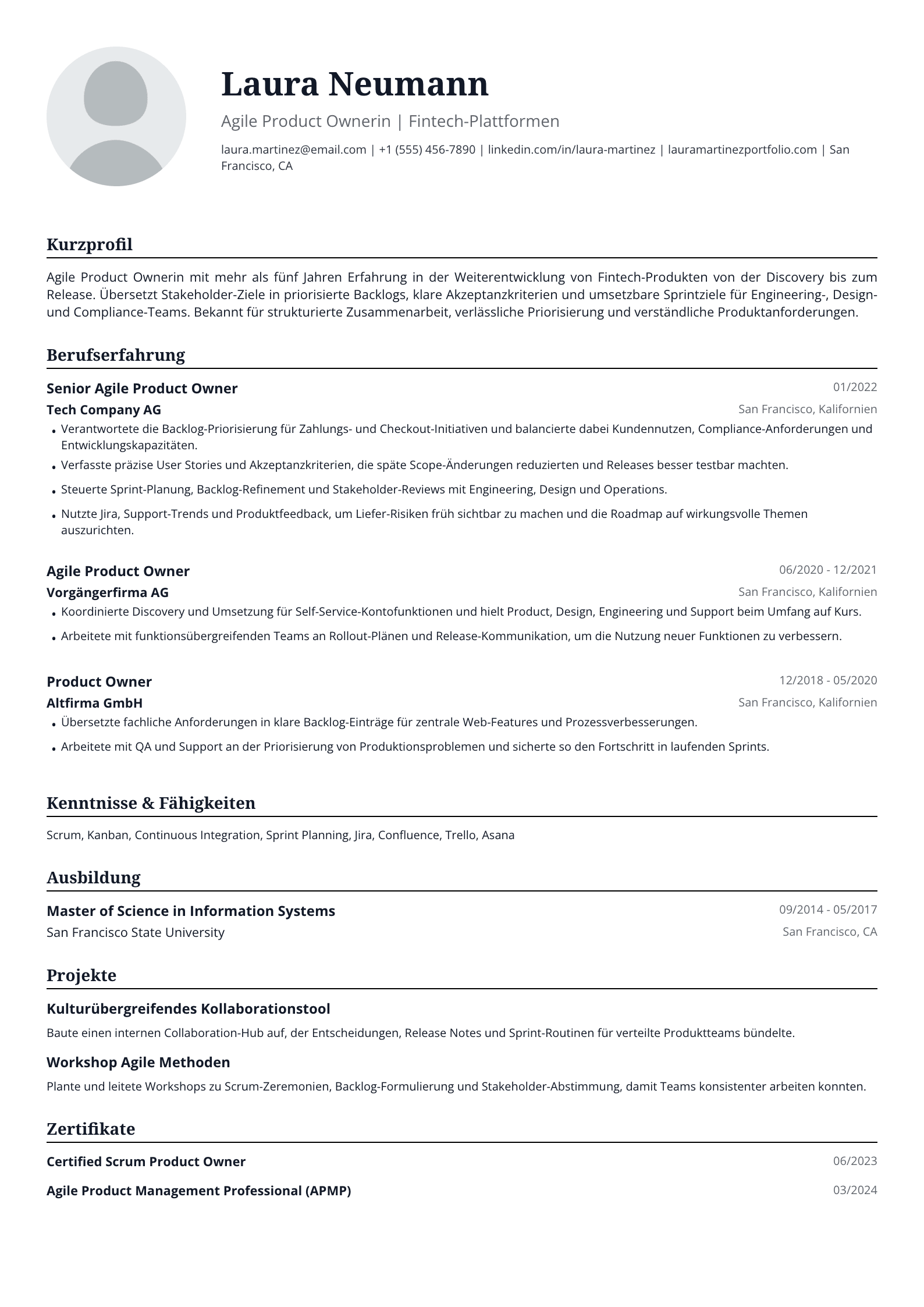 Agile Product Ownerin