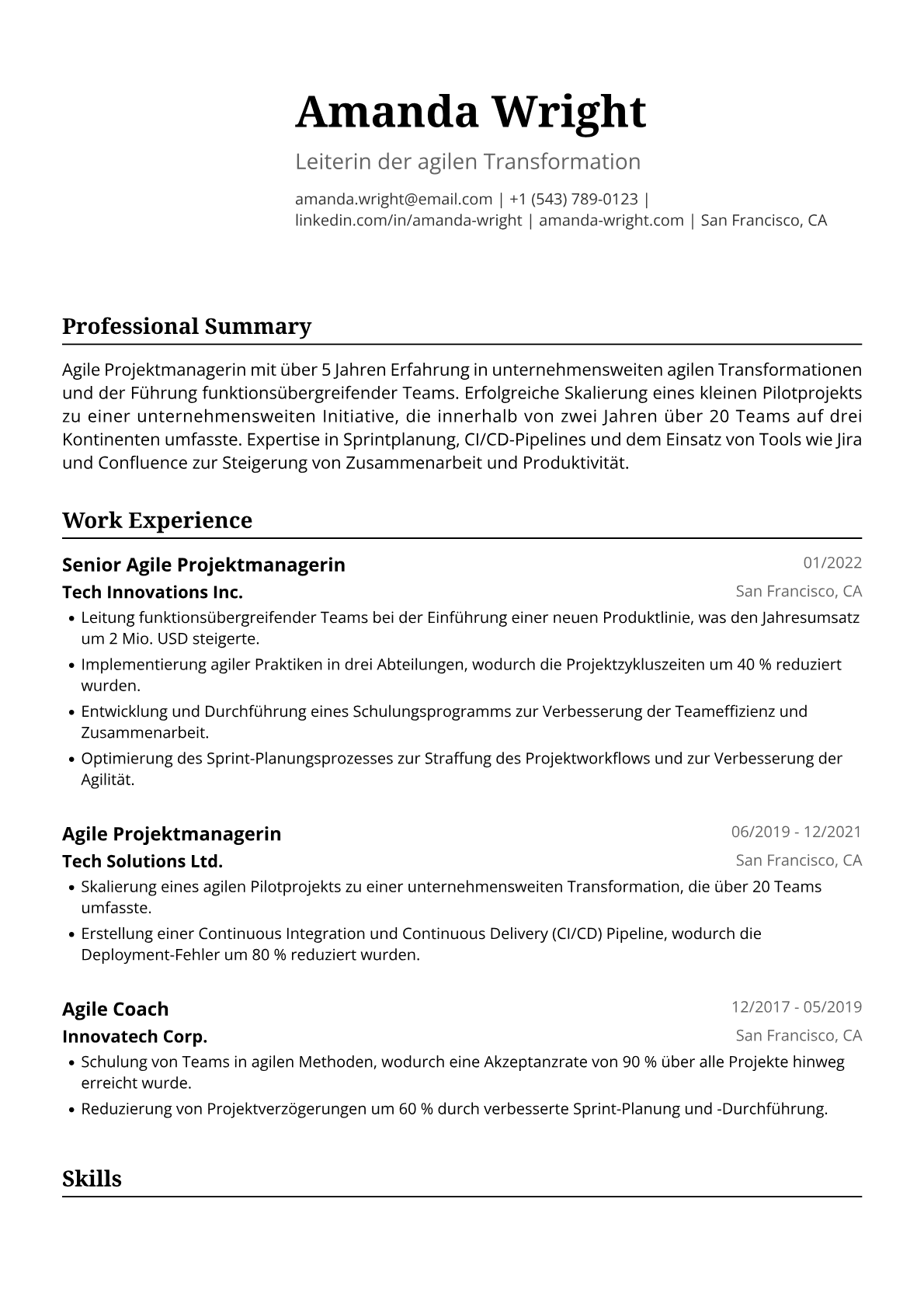 Agile Projektmanagerin