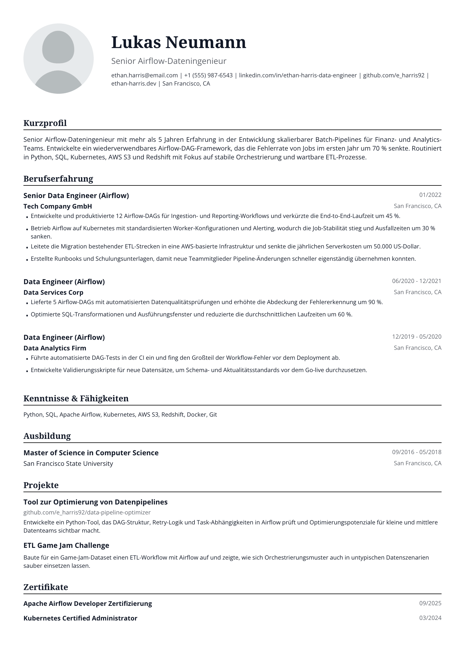 Airflow-Dateningenieur