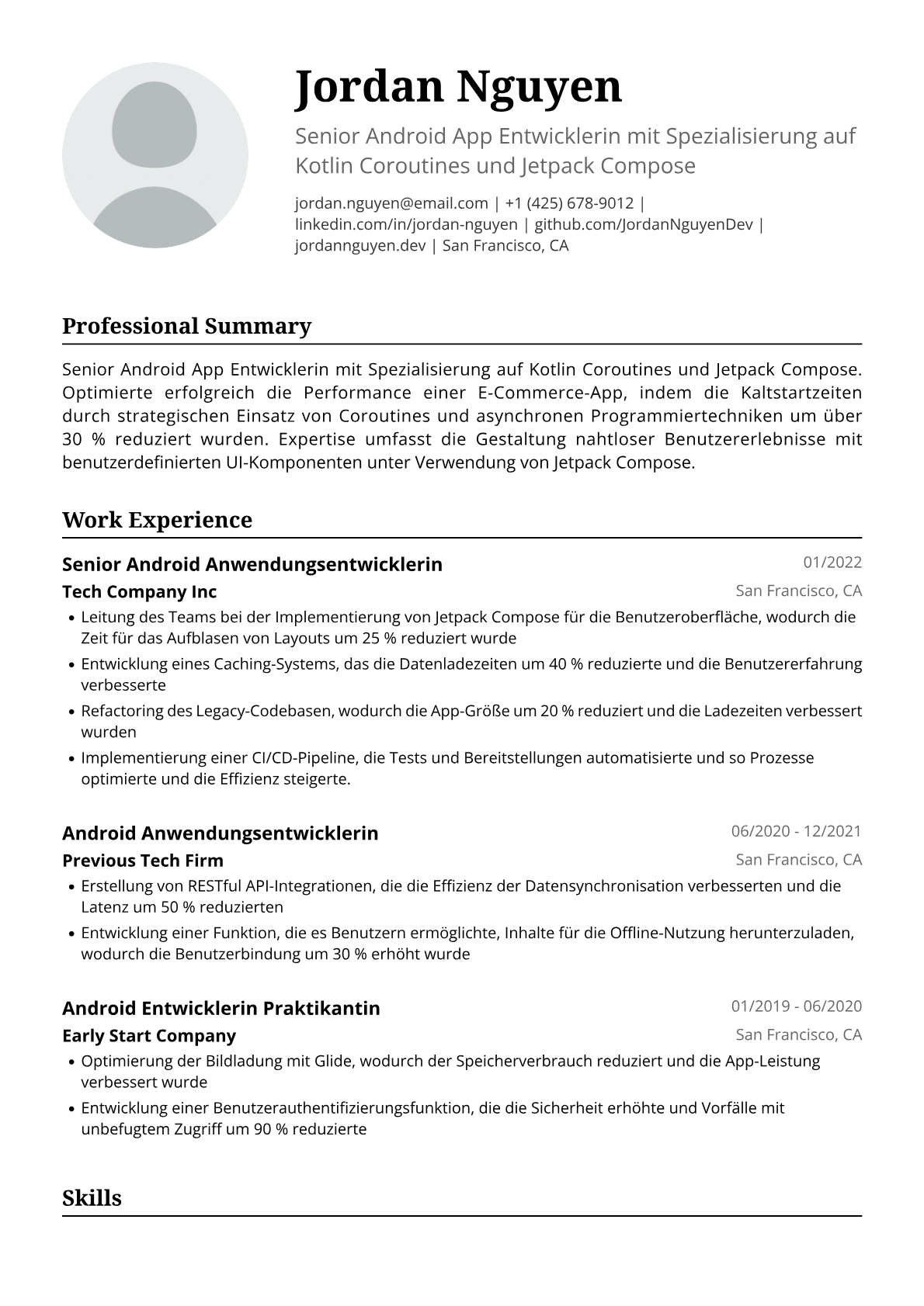 Android-Entwicklerin