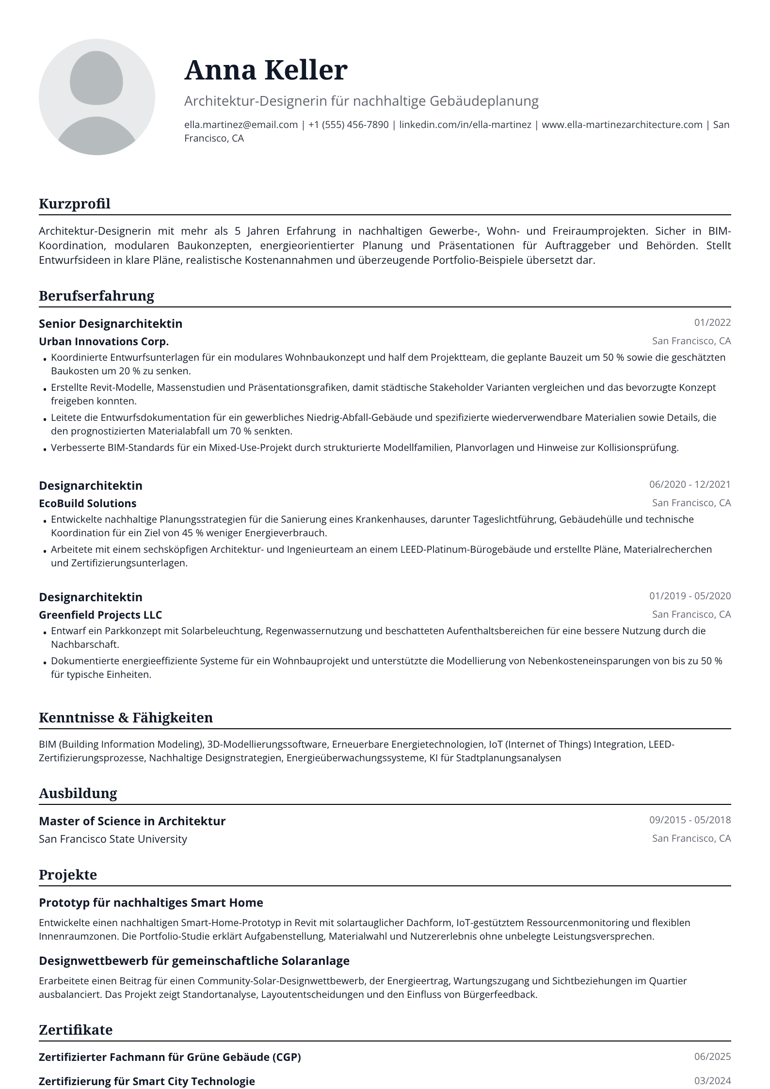 Architektur-Designerin