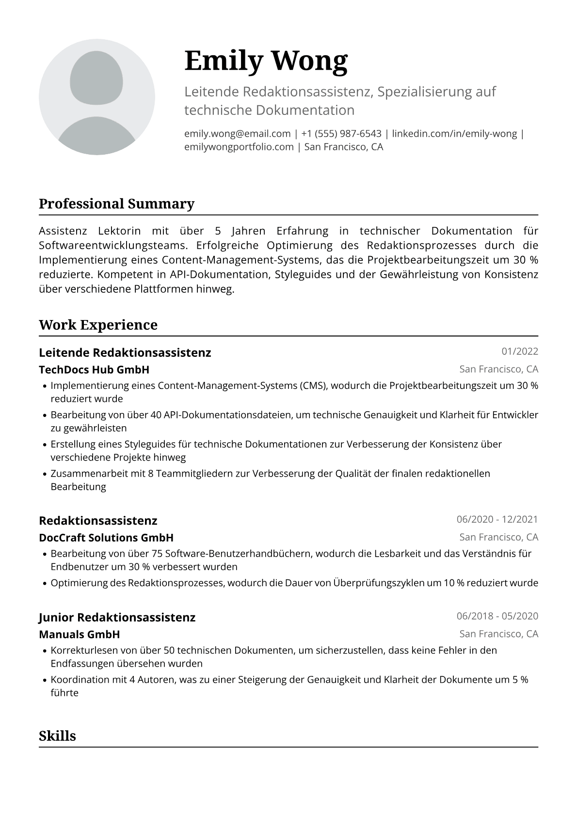 Redaktionsassistentin