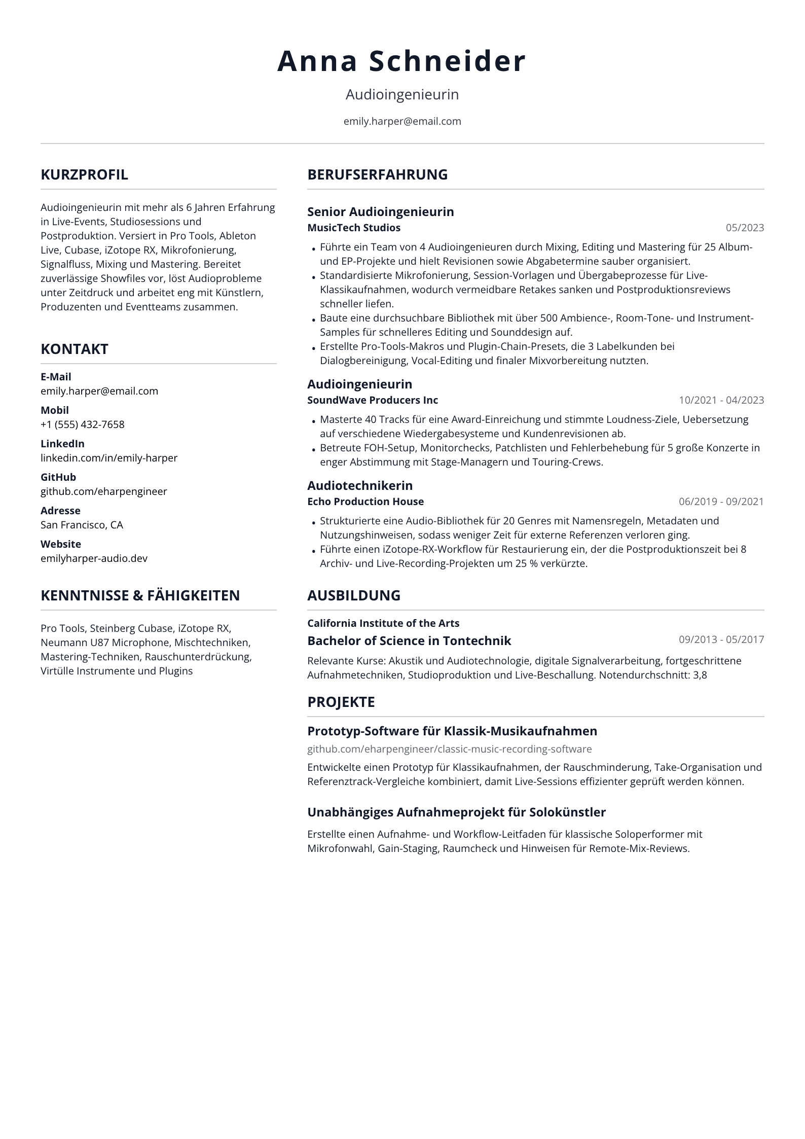 Audioingenieurin