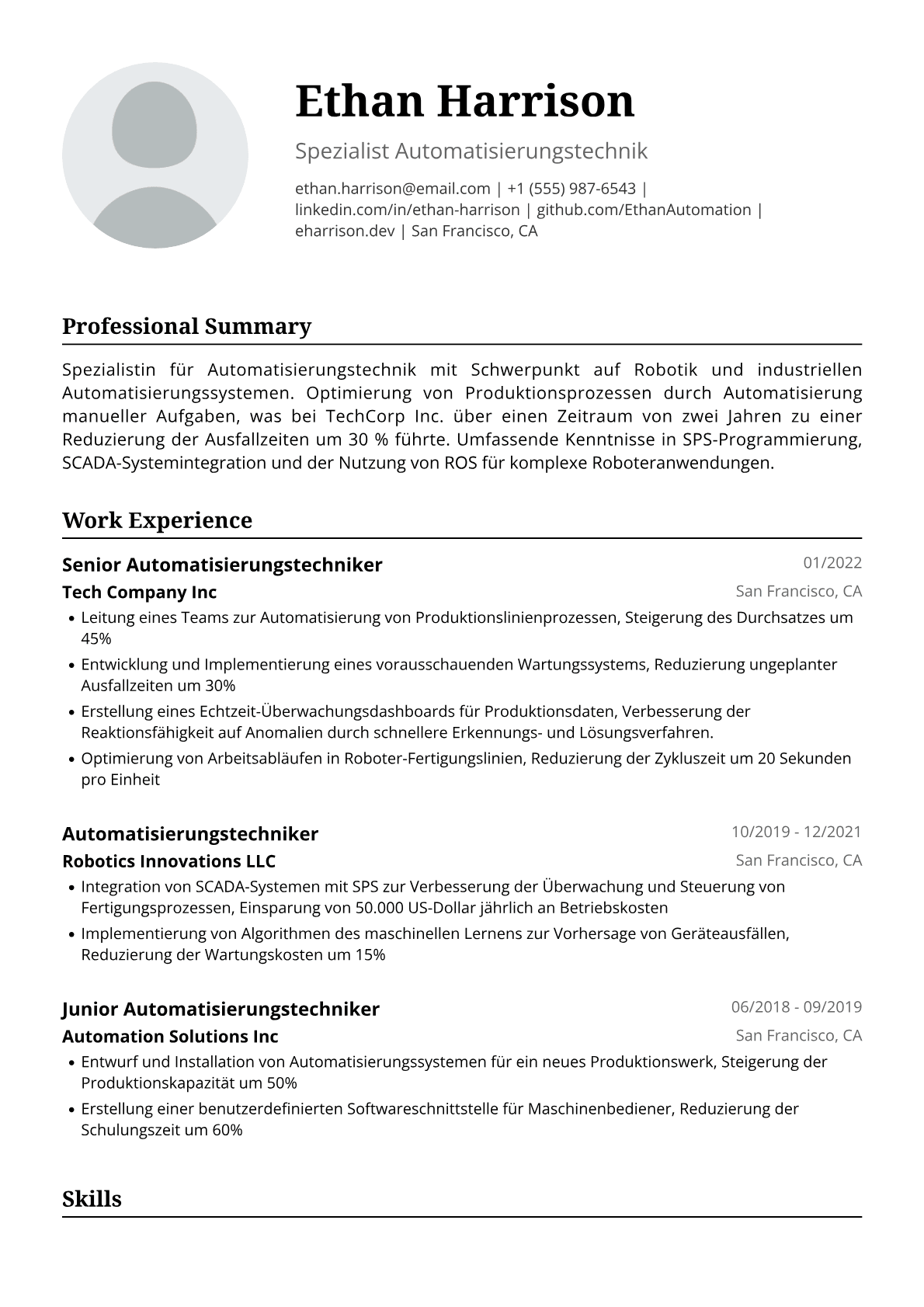 Automatisierungsingenieurin