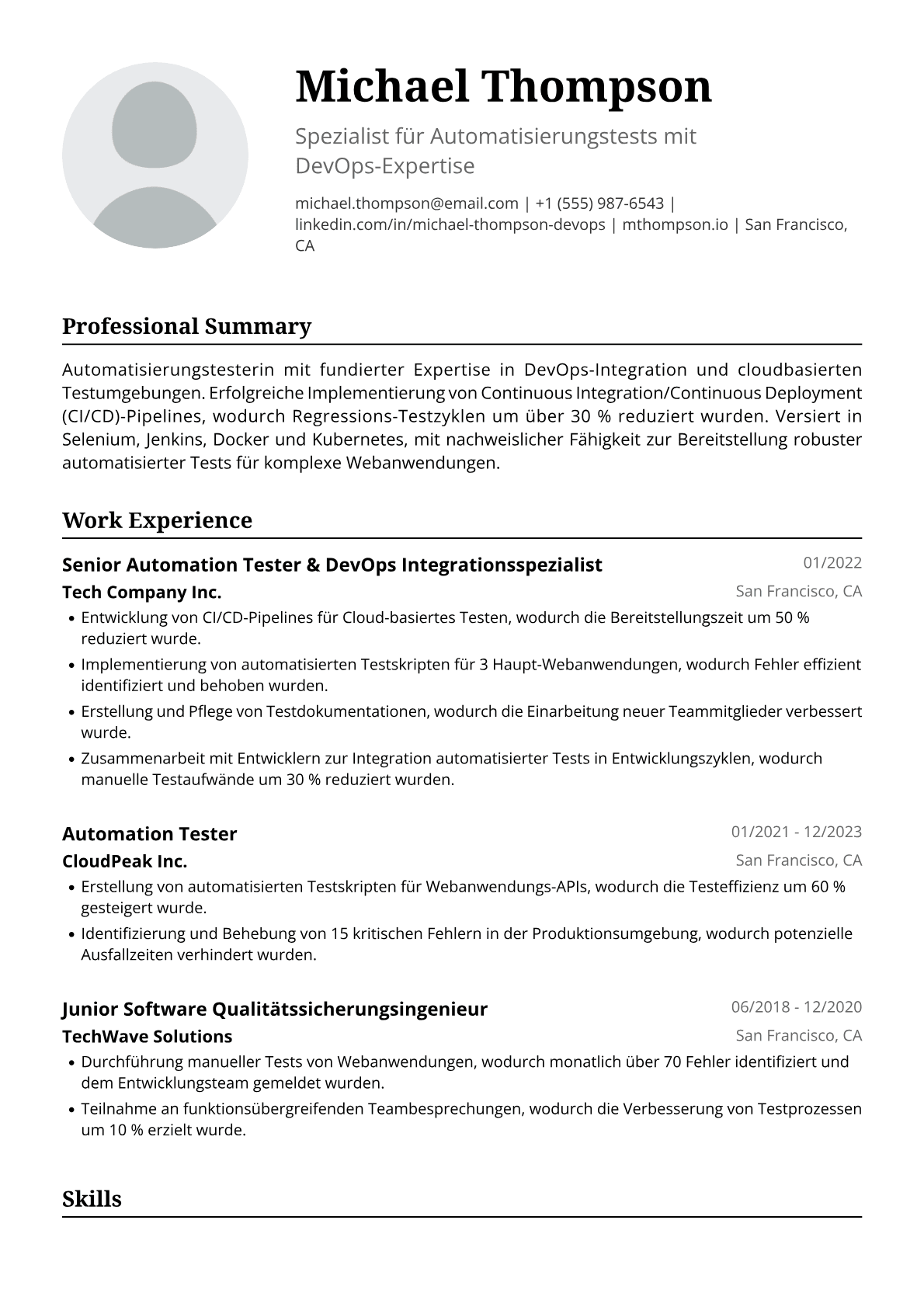 Automatisierungstesterin