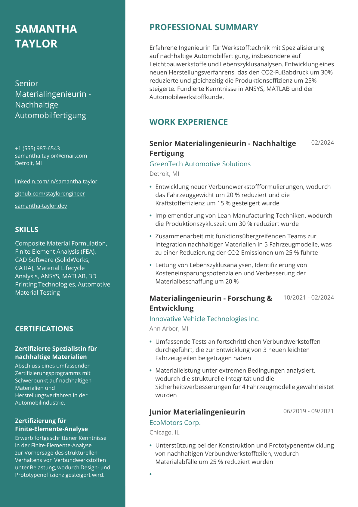 Fahrzeugingenieurin