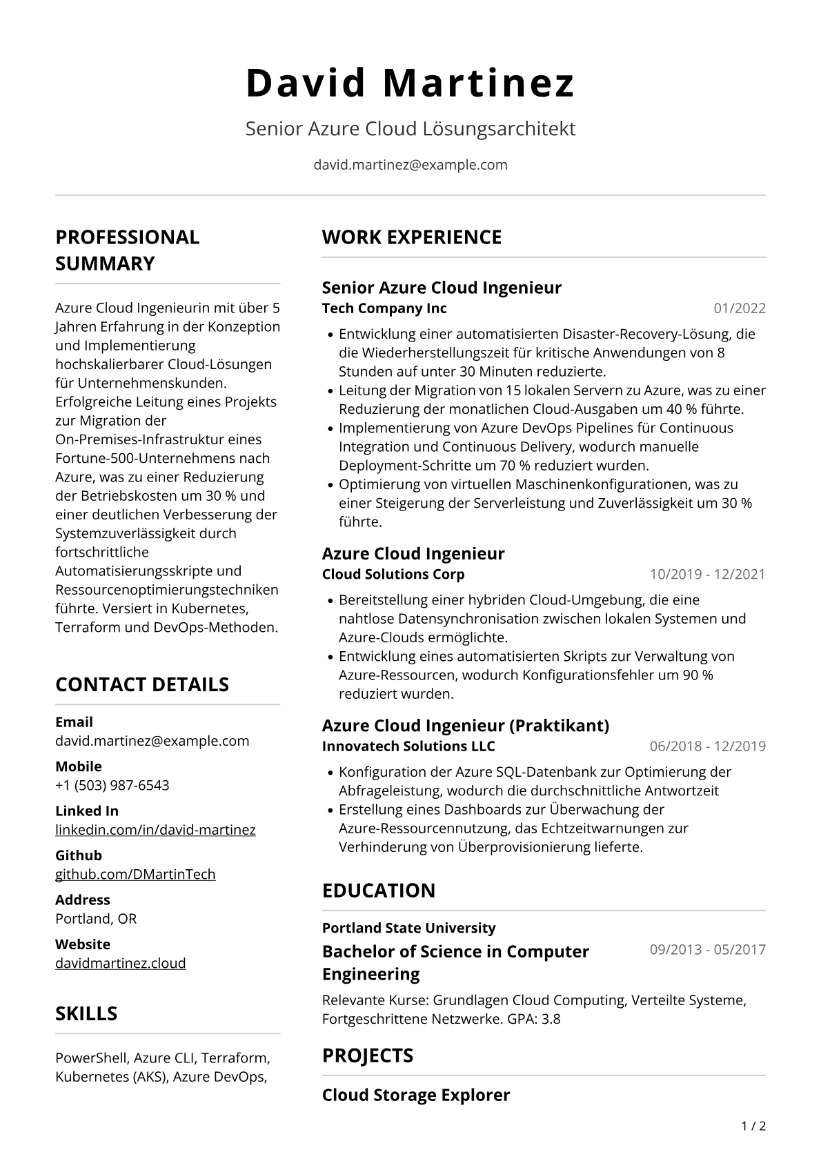 Azure Cloud Engineer