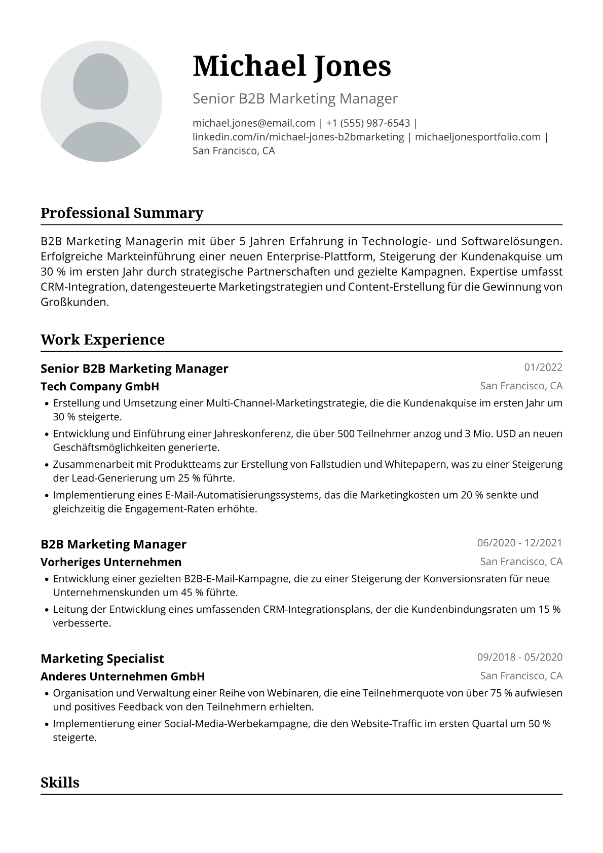 B2B-Marketingmanagerin