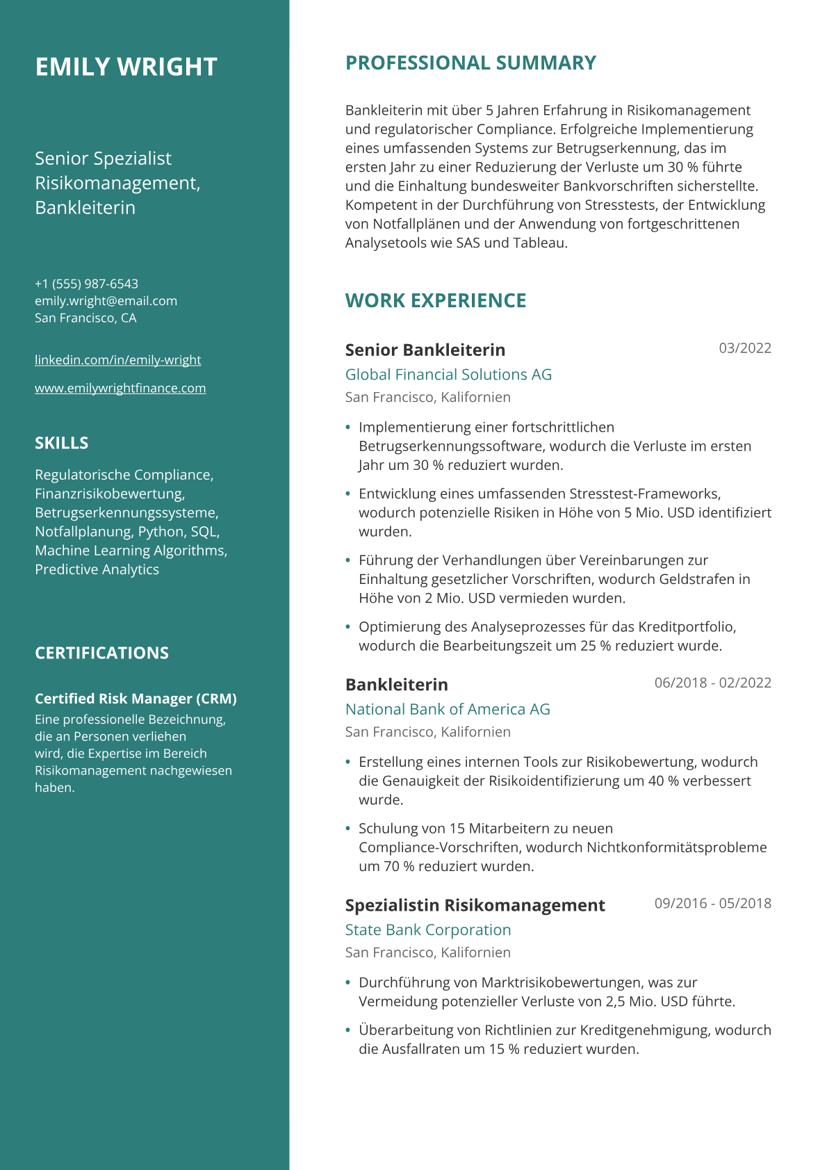 Bankleiterin