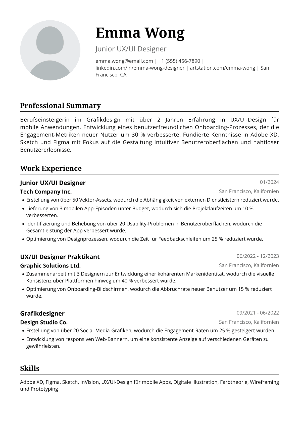 Grafikdesignerin Berufseinstieg