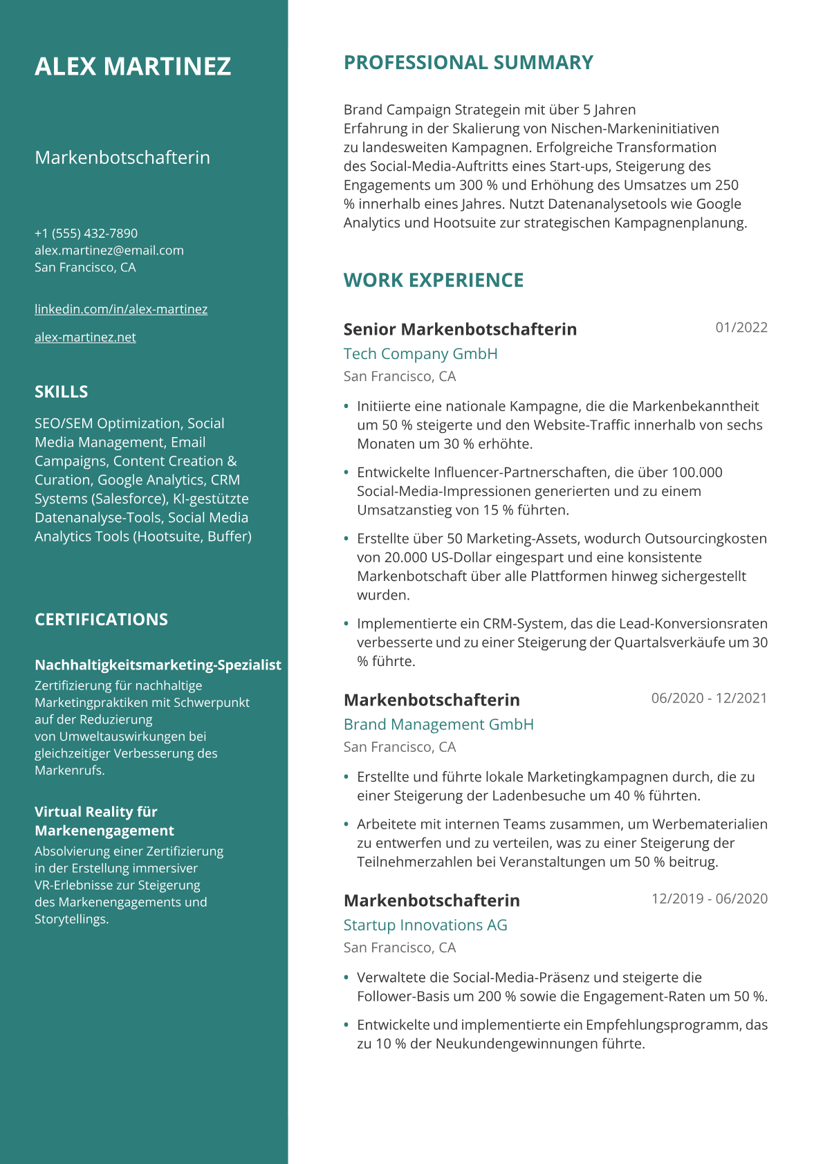 Markenbotschafterin