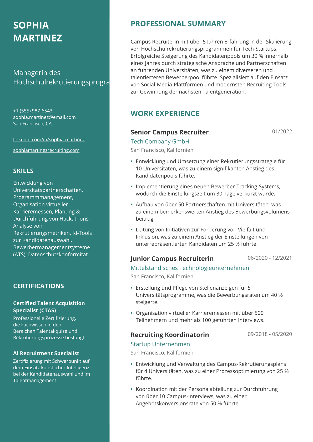 Campus Recruiterin