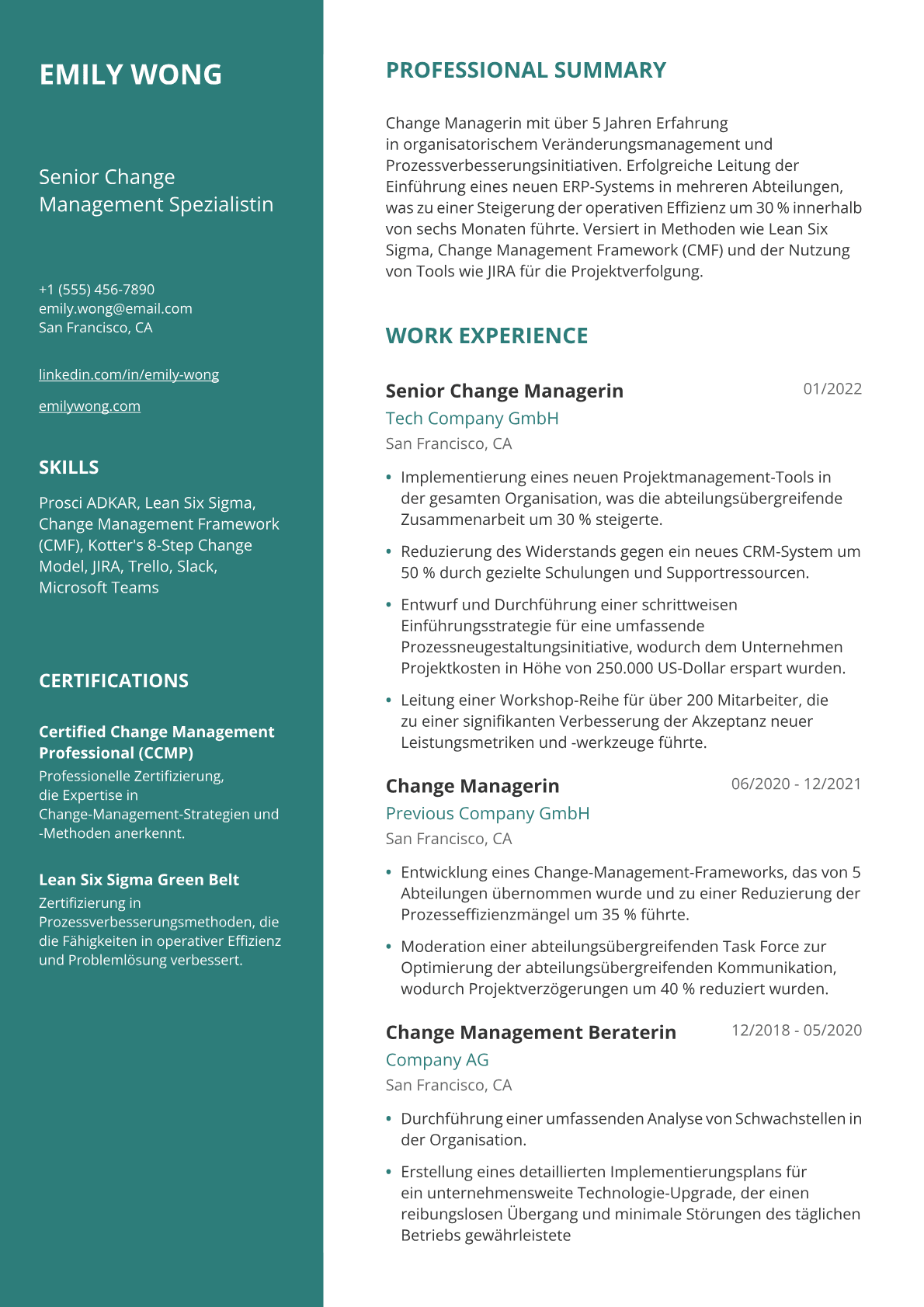 Change Managerin