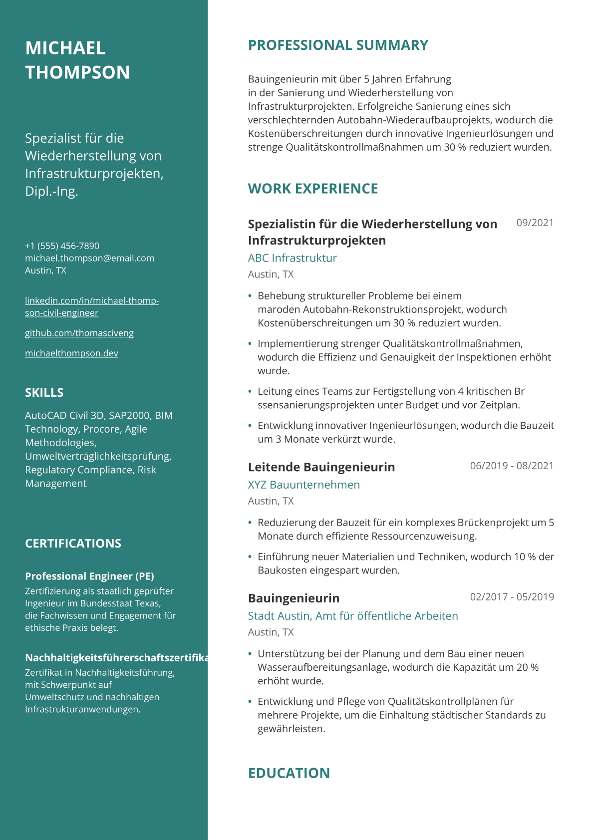 Bauingenieurin