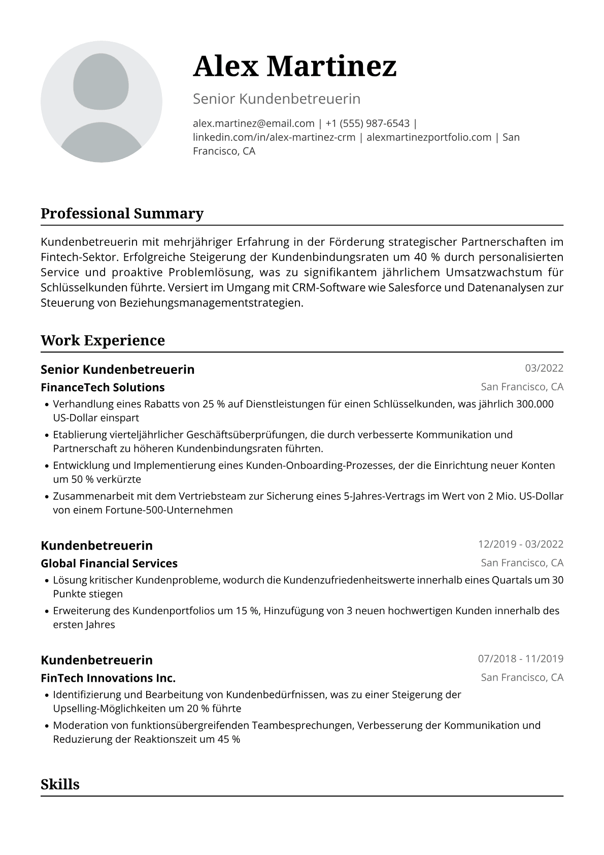 Kundenbeziehungsmanagerin