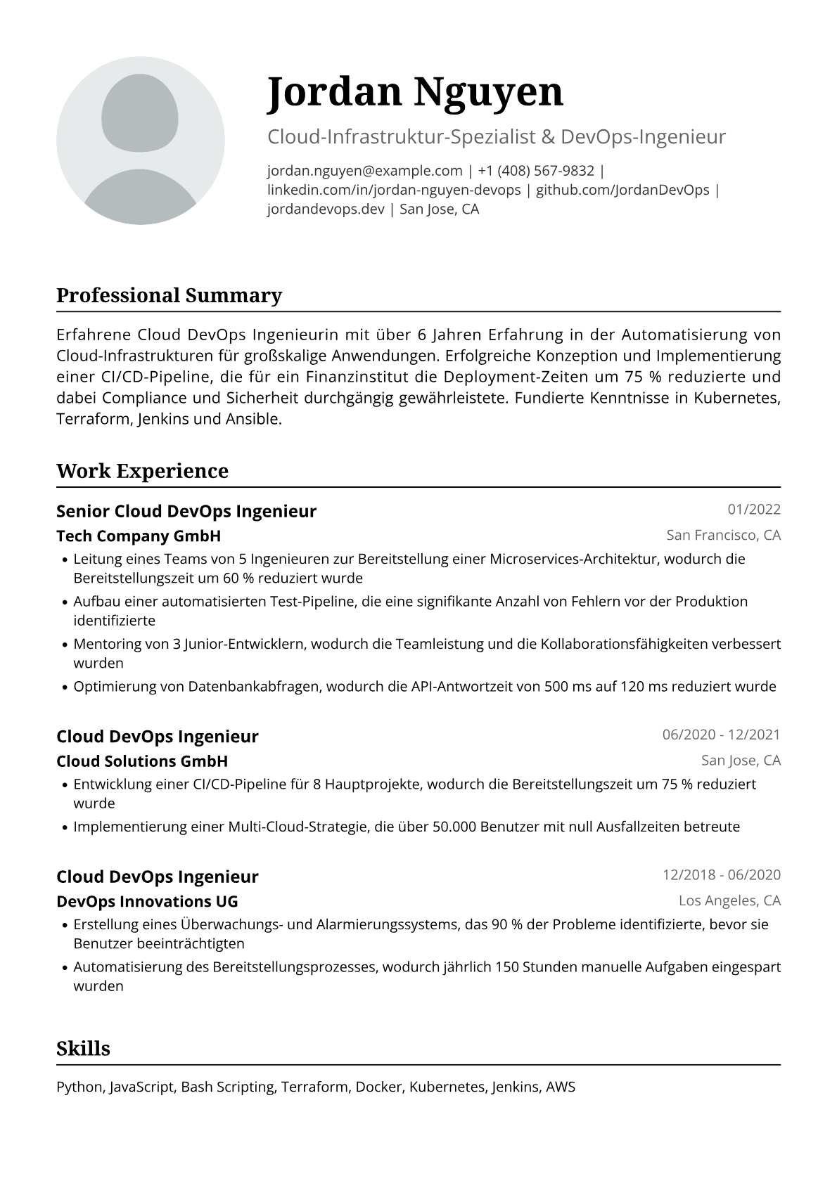 Cloud DevOps Ingenieurin