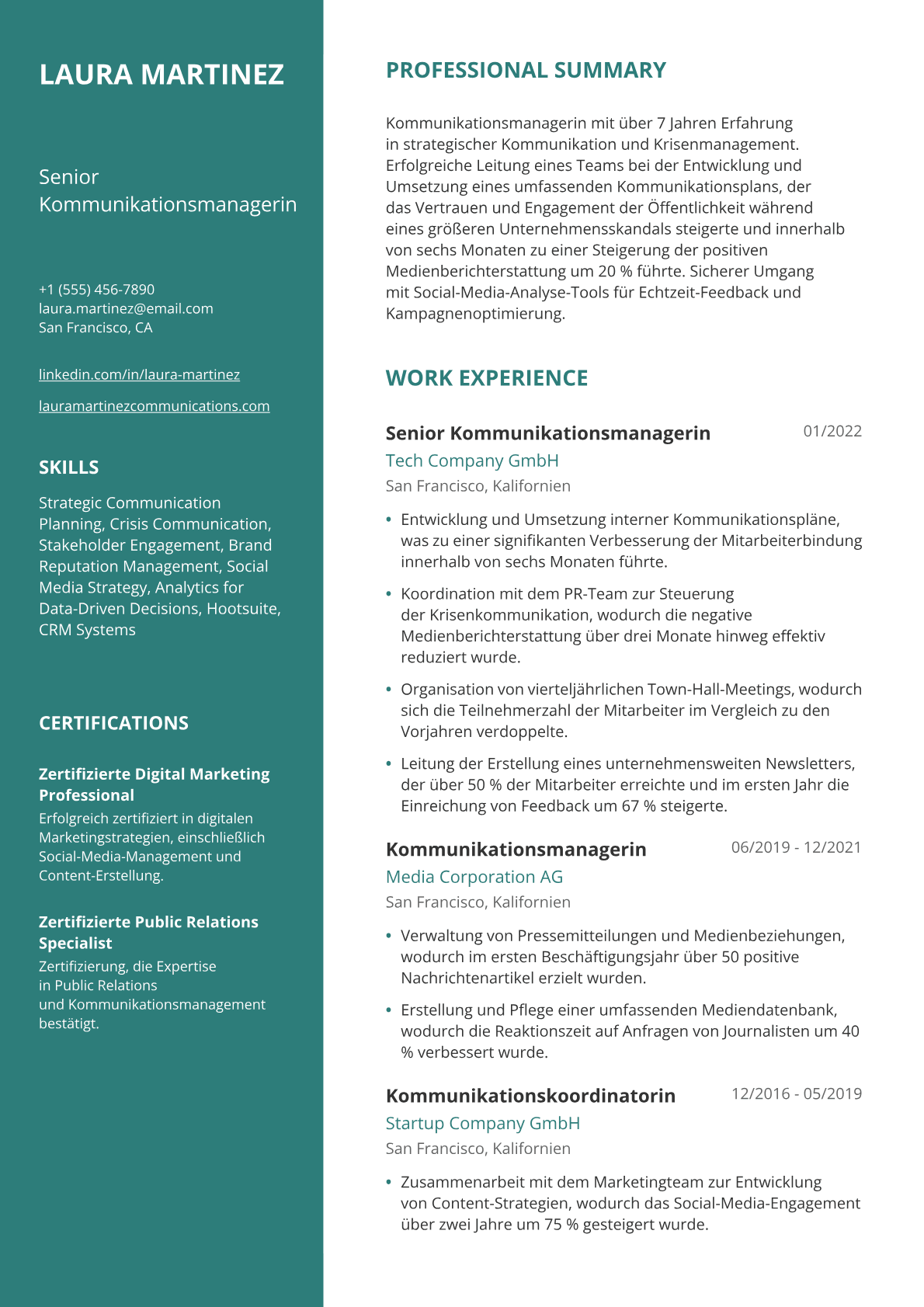 Kommunikationsmanagerin
