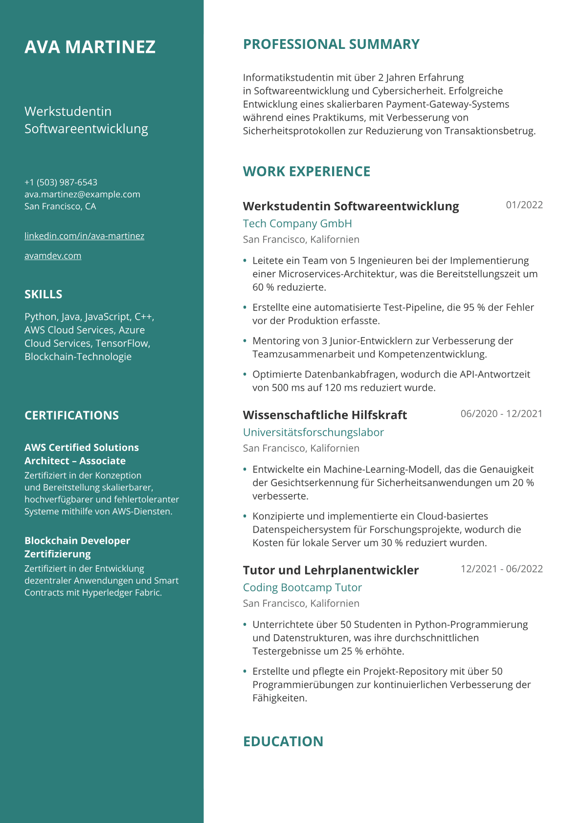 Informatikstudentin