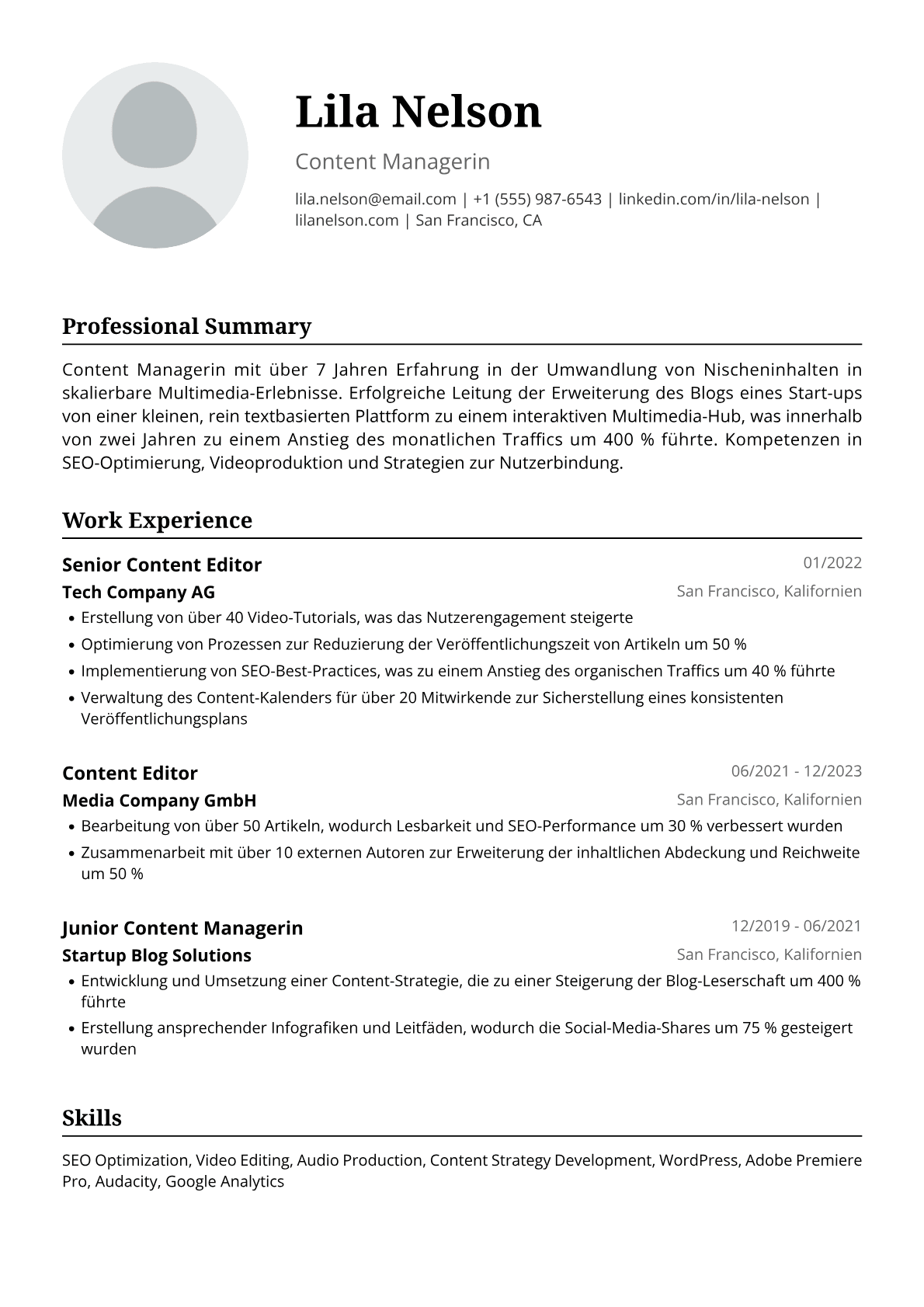 Content Managerin