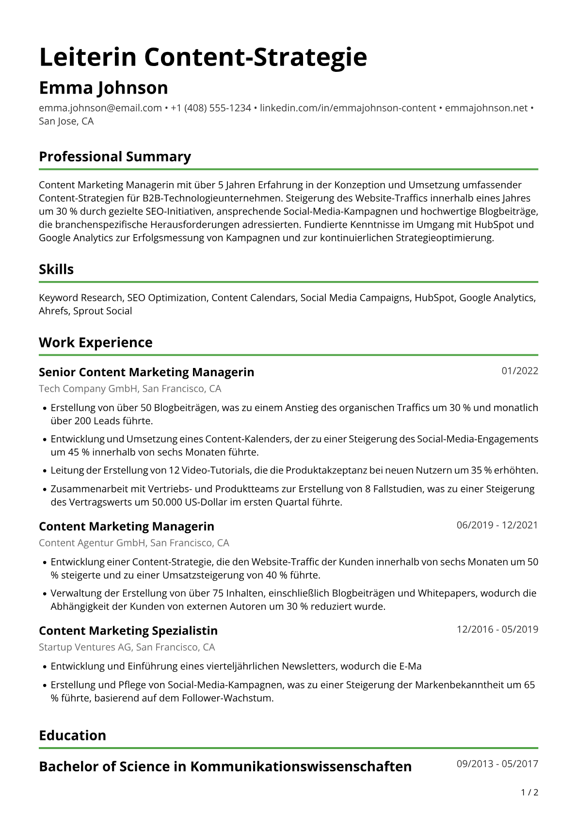 Content-Marketing-Managerin