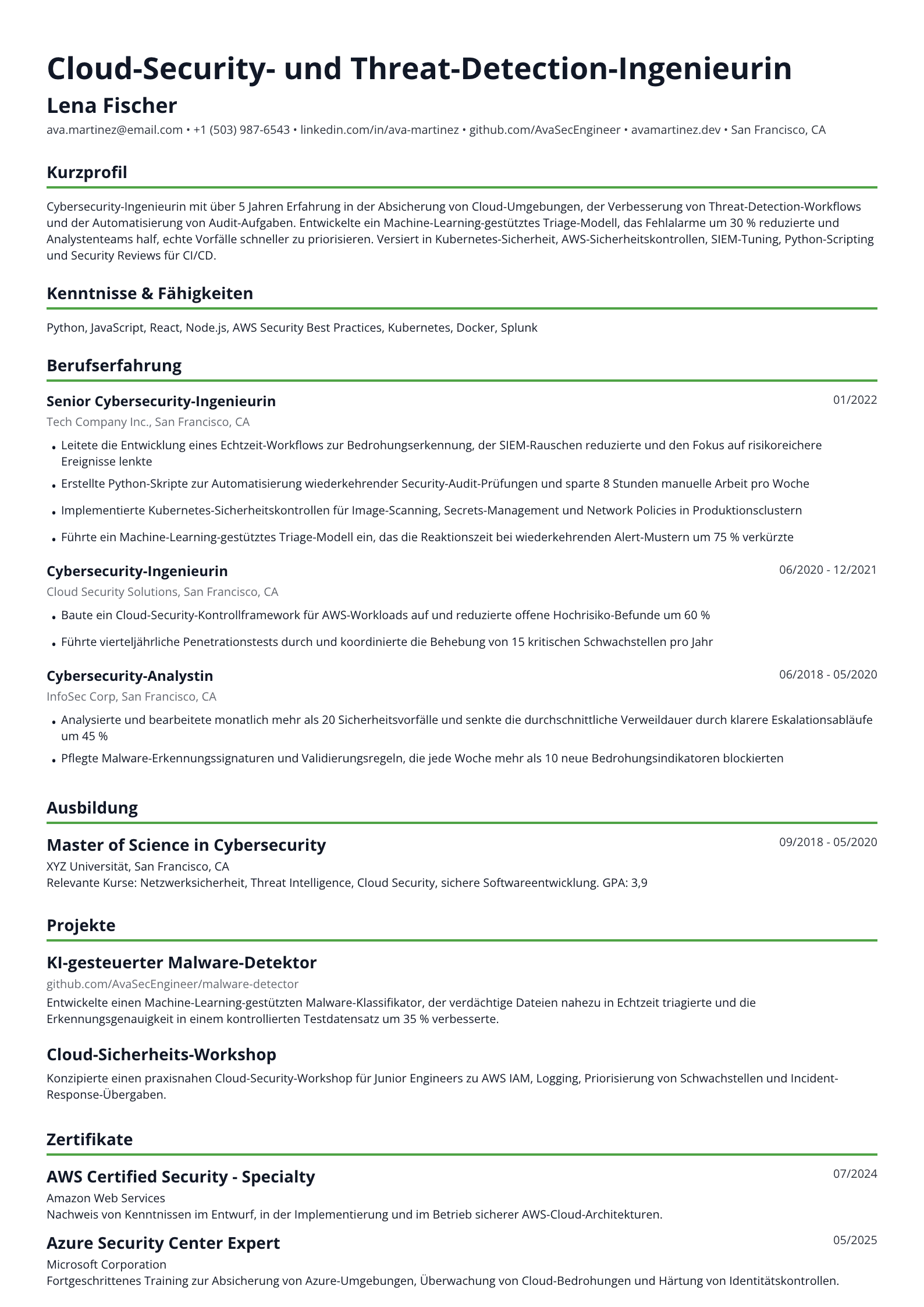 Cybersecurity-Ingenieurin