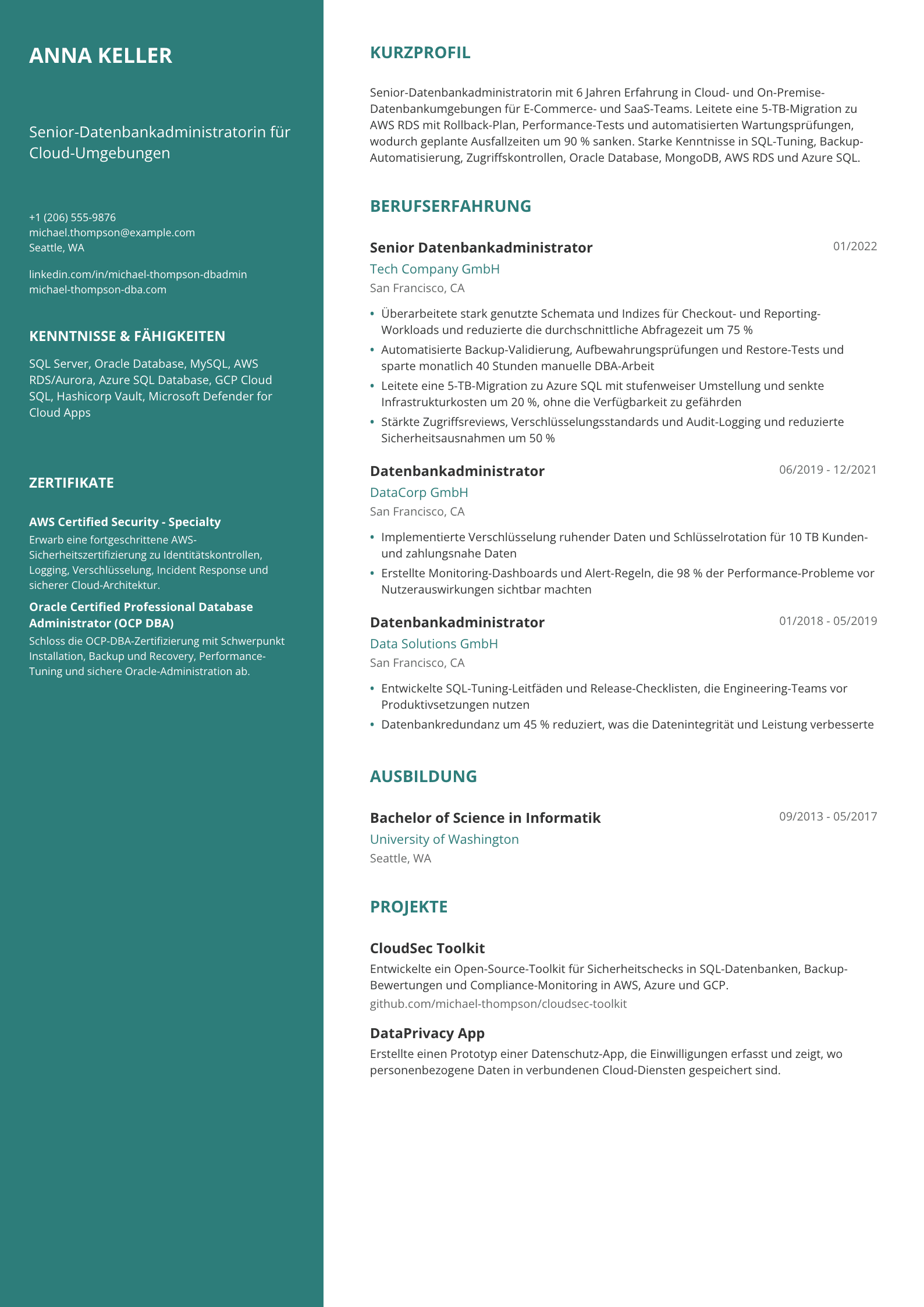 Datenbankadministratorin