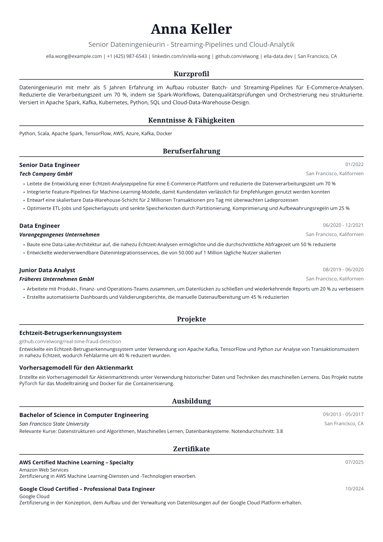Dateningenieurin