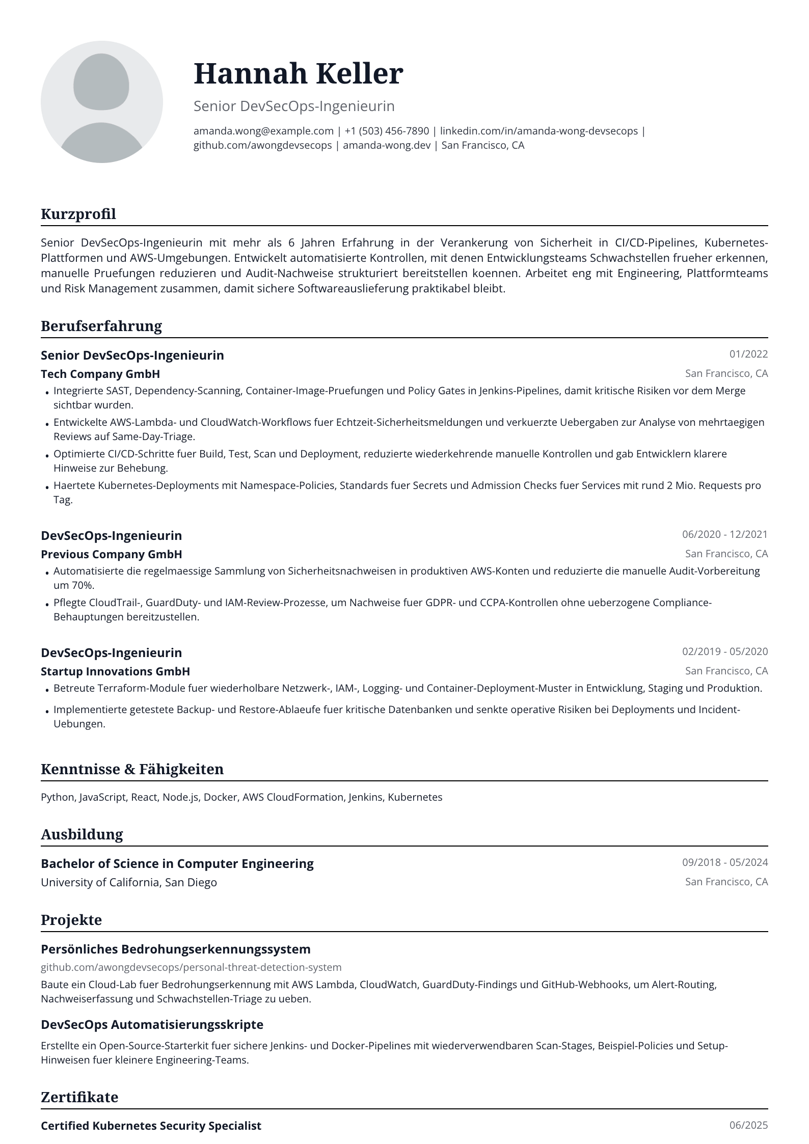 DevSecOps-Ingenieurin