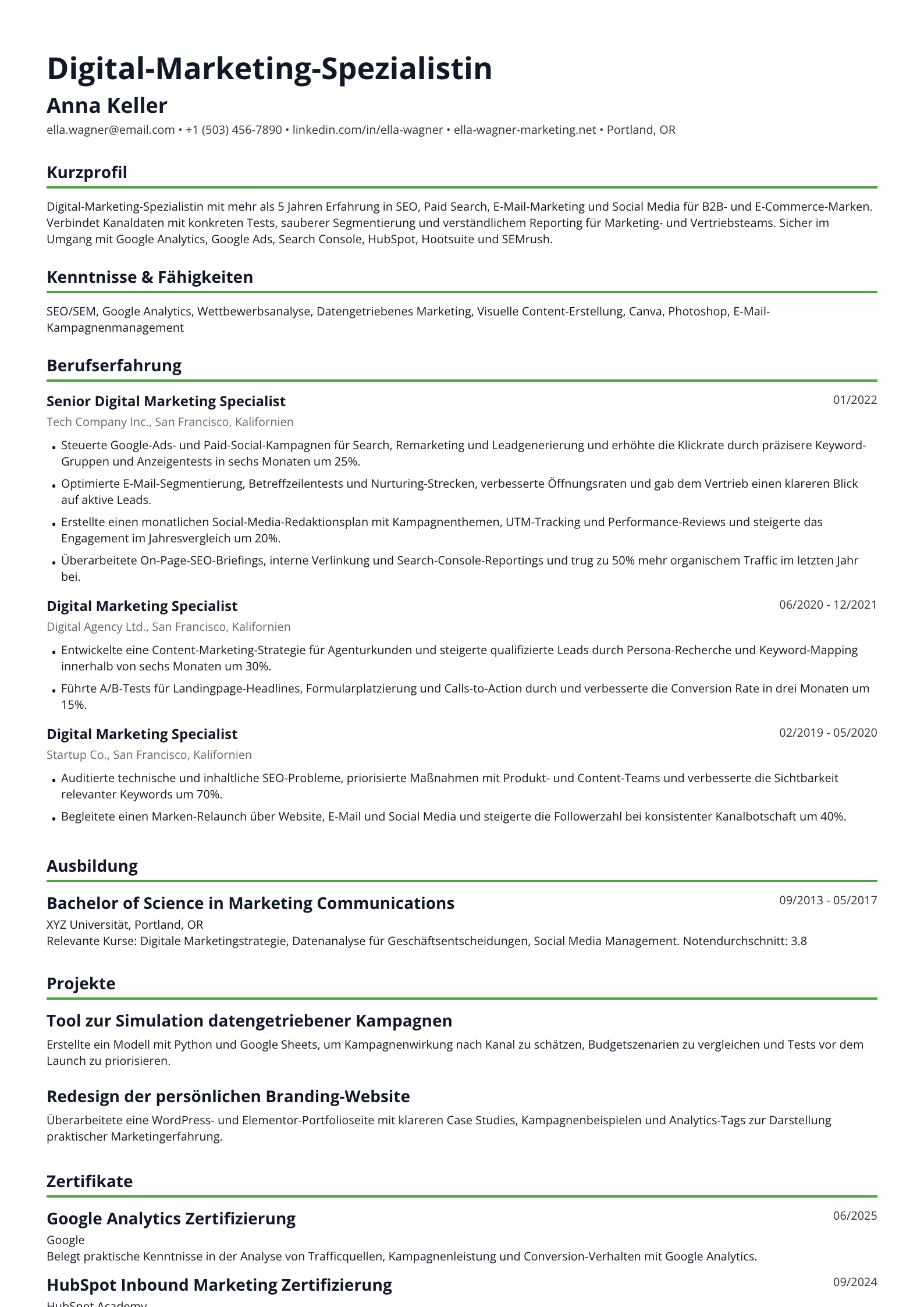 Digital-Marketing-Spezialistin