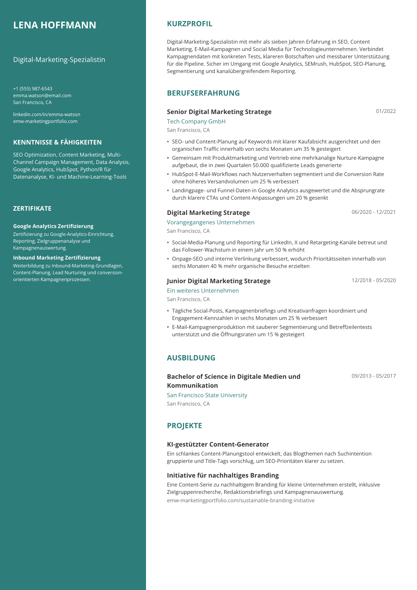 Digital-Marketing-Spezialistin