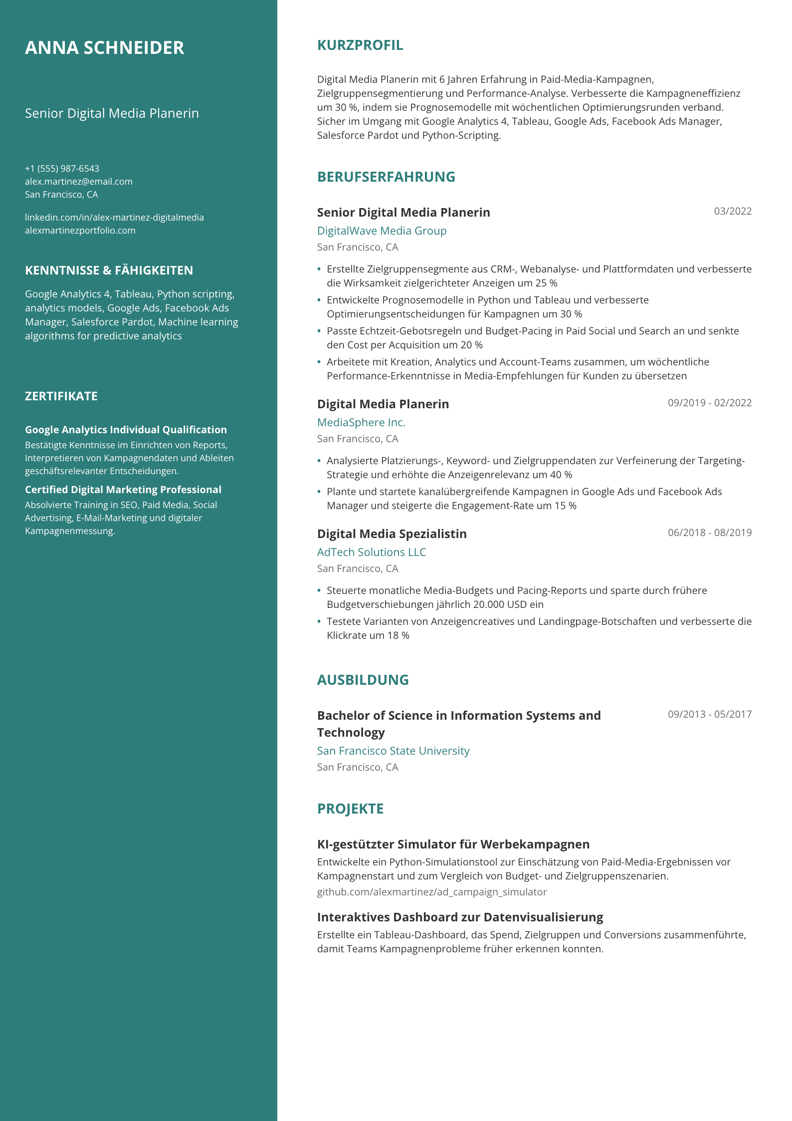 Digital Media Planerin