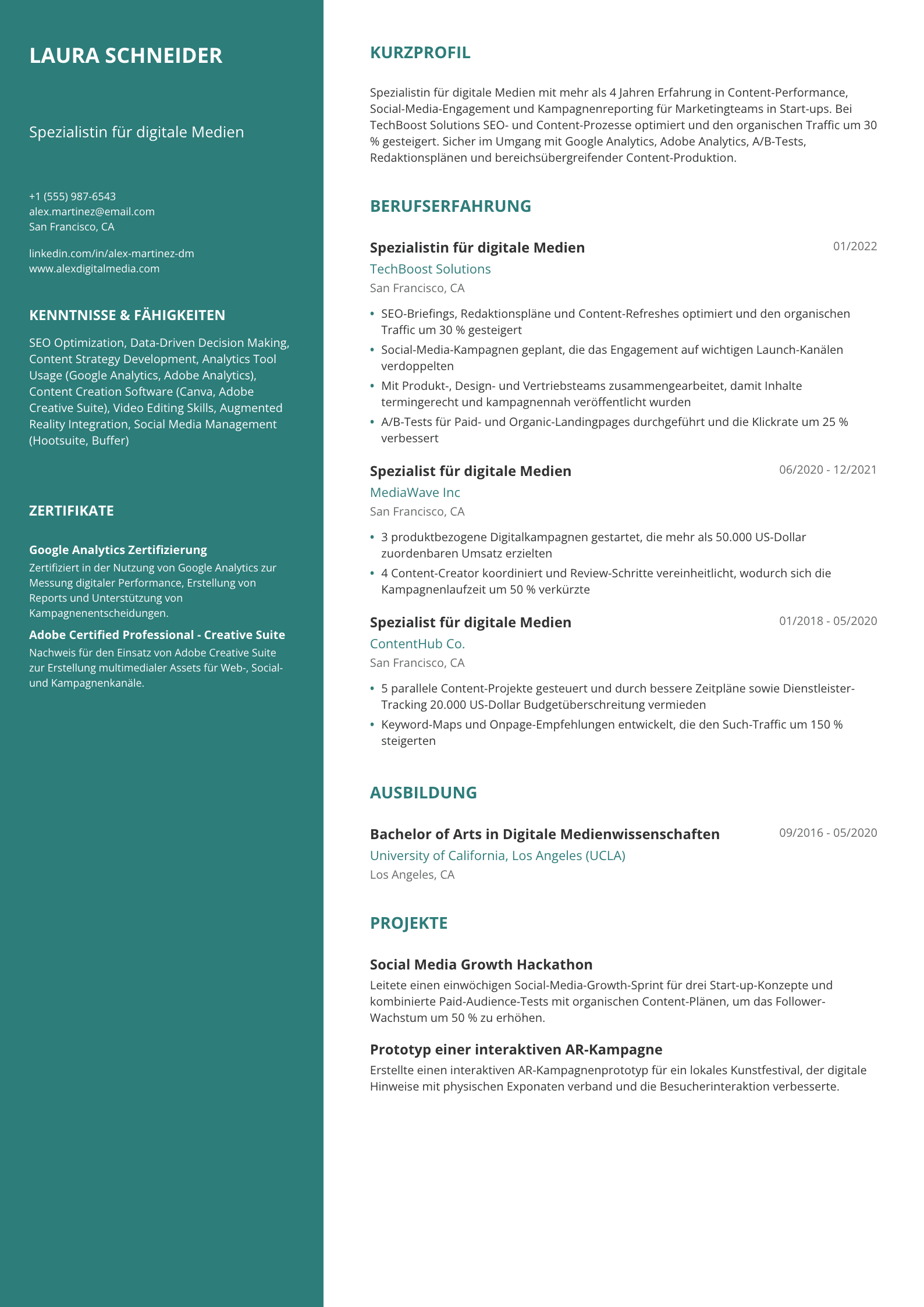 Spezialistin für digitale Medien