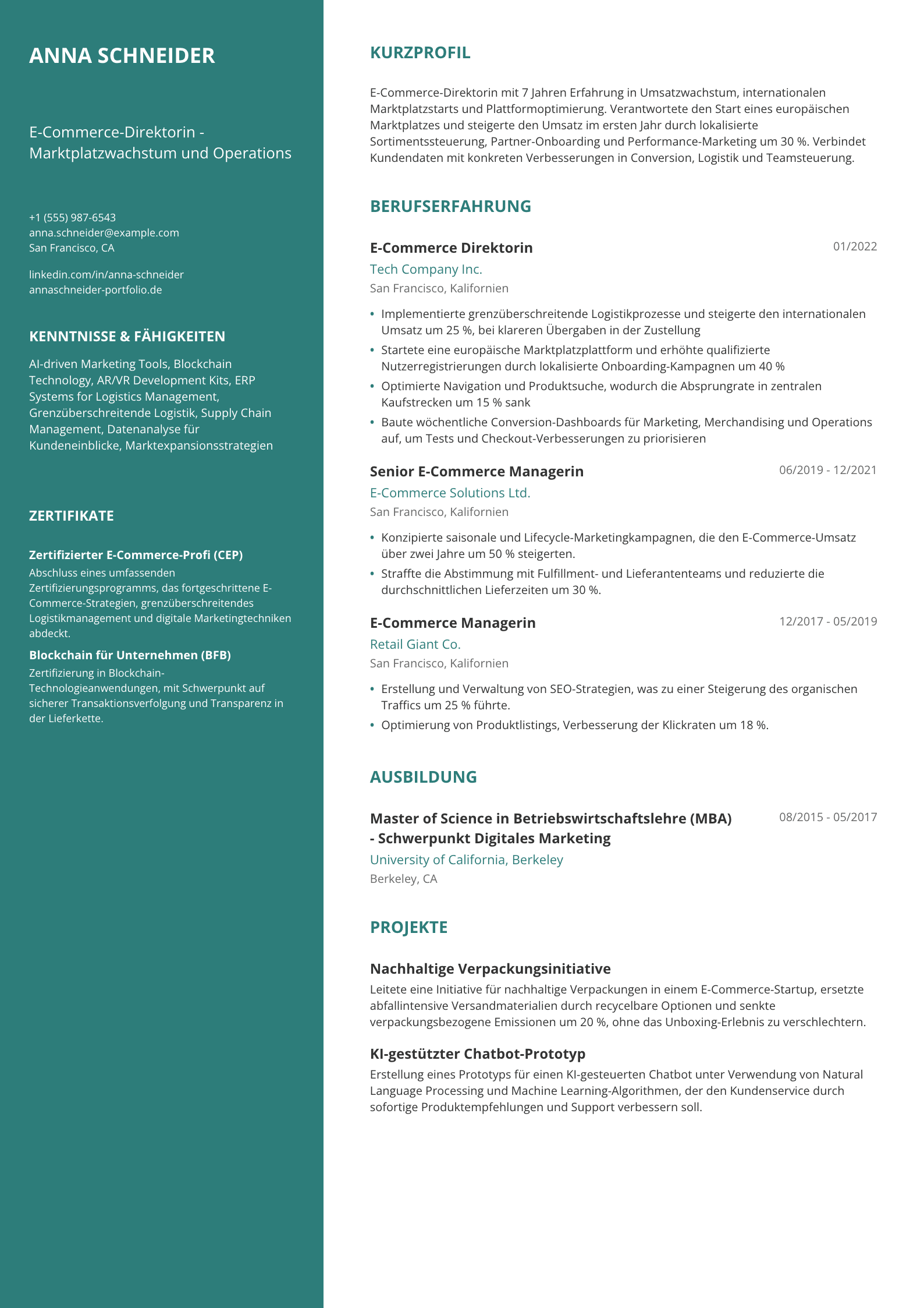E-Commerce-Direktorin
